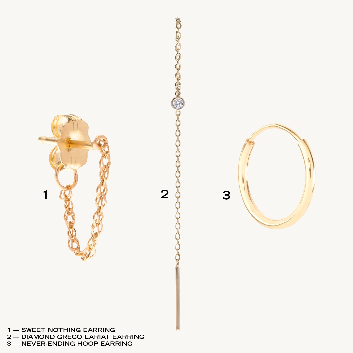 Swinging, Shimmering Earring Set - Image 6