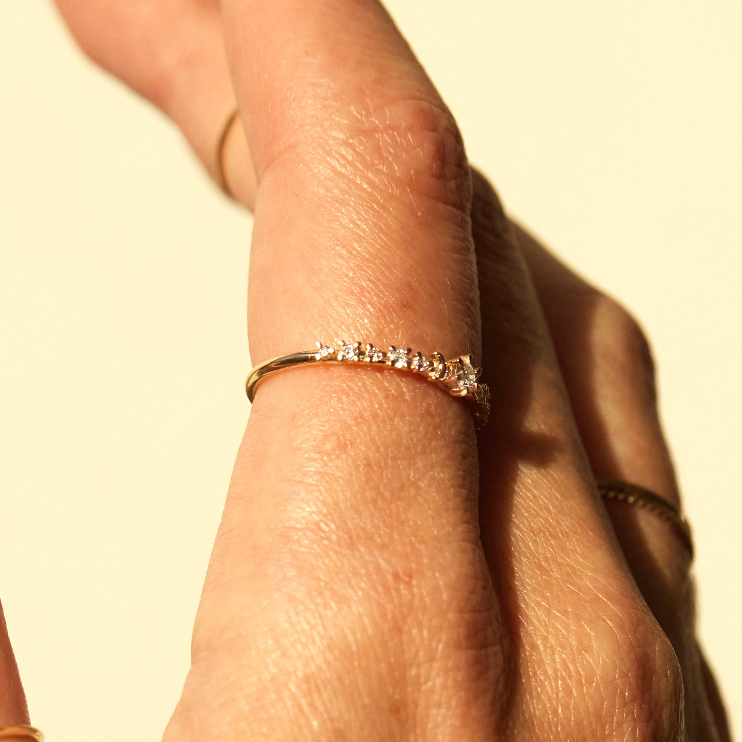 Diamond Stardust Ring - Image 4