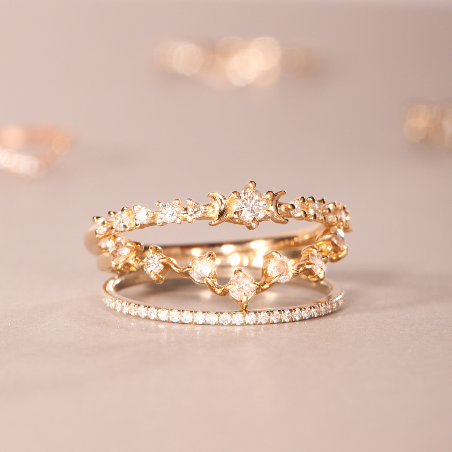Diamond Stardust Ring - Image 7
