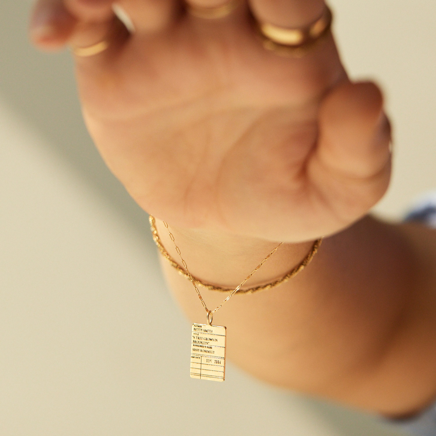 Library Card Charm - Image 3