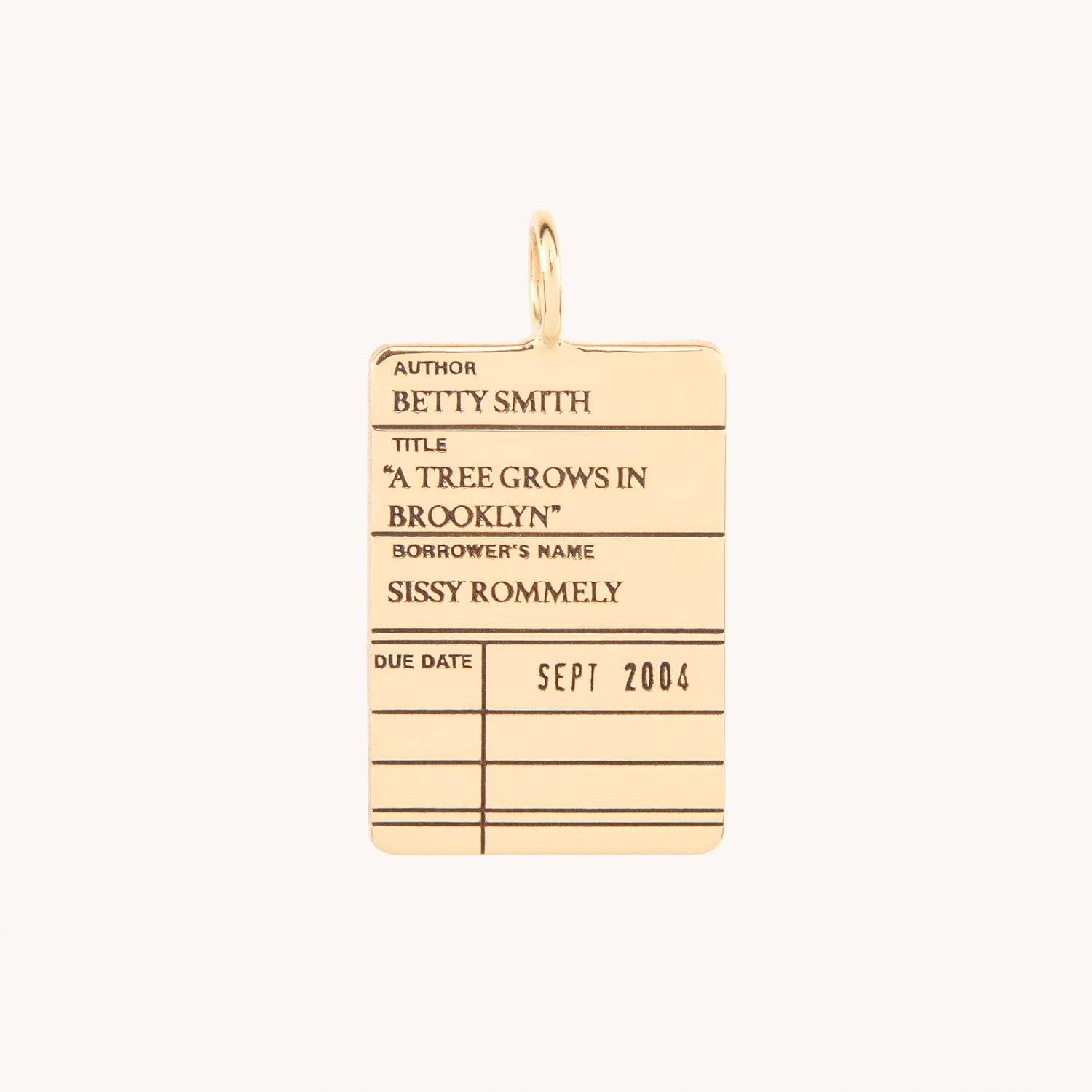 Library Card Charm - Image 7