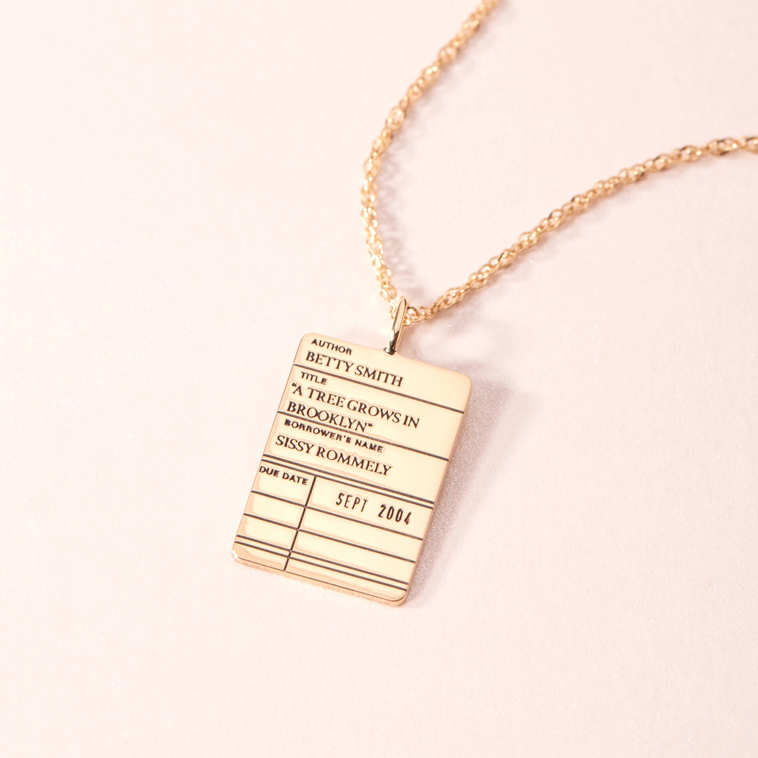 Library Card Charm - Image 4