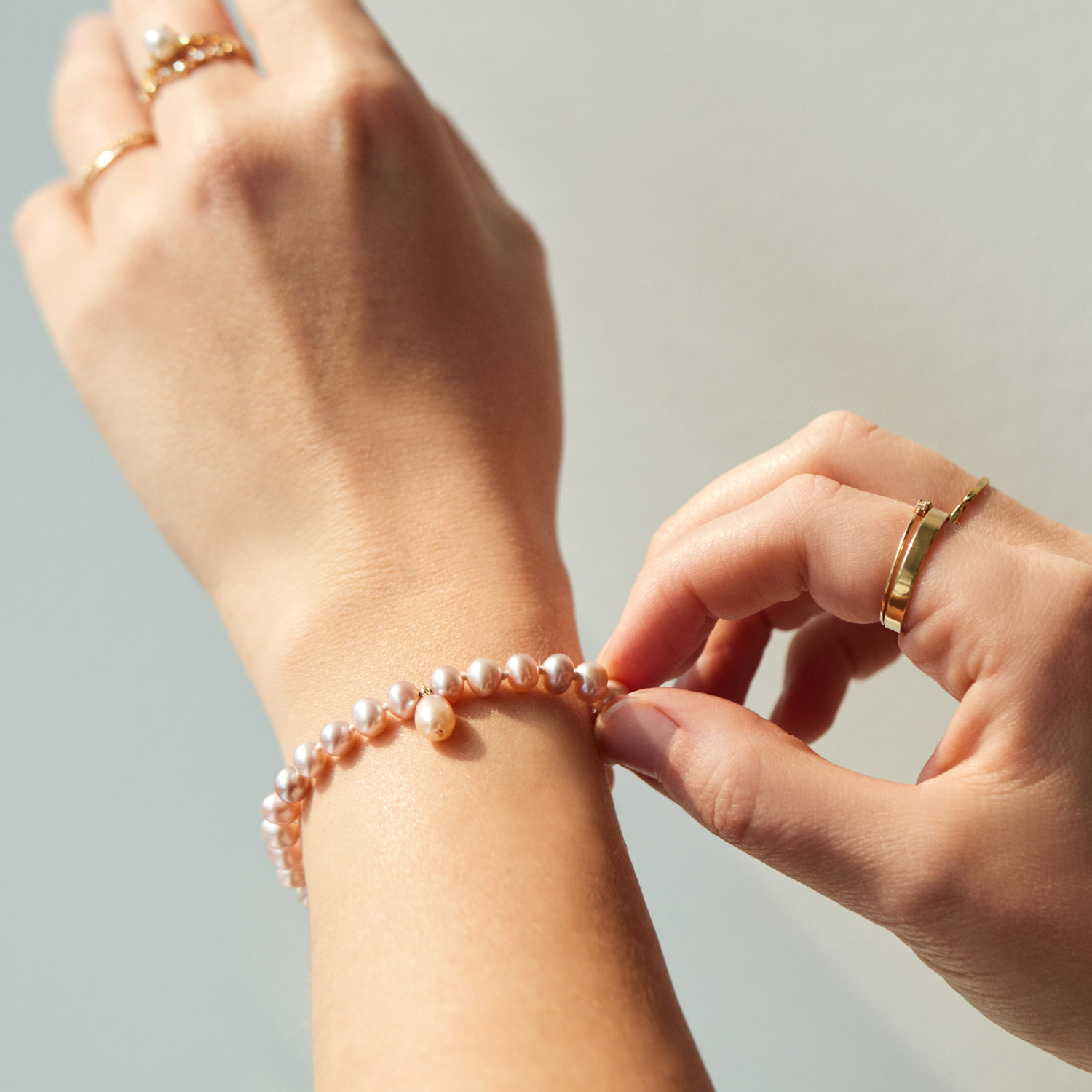 Alternative view of As You Wish Bracelet, Blush