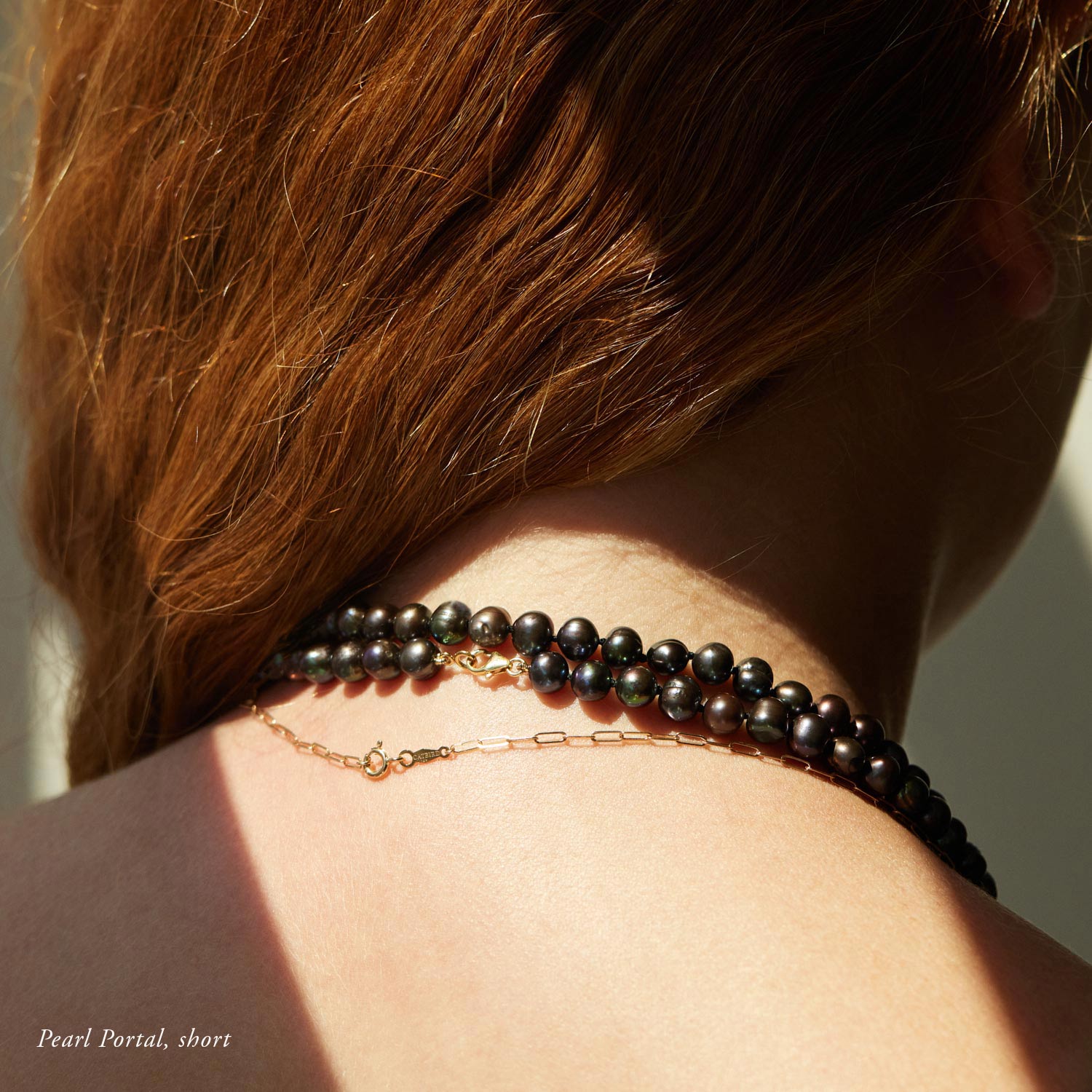 The Pearl Portal Necklace, Midnight - Image 4
