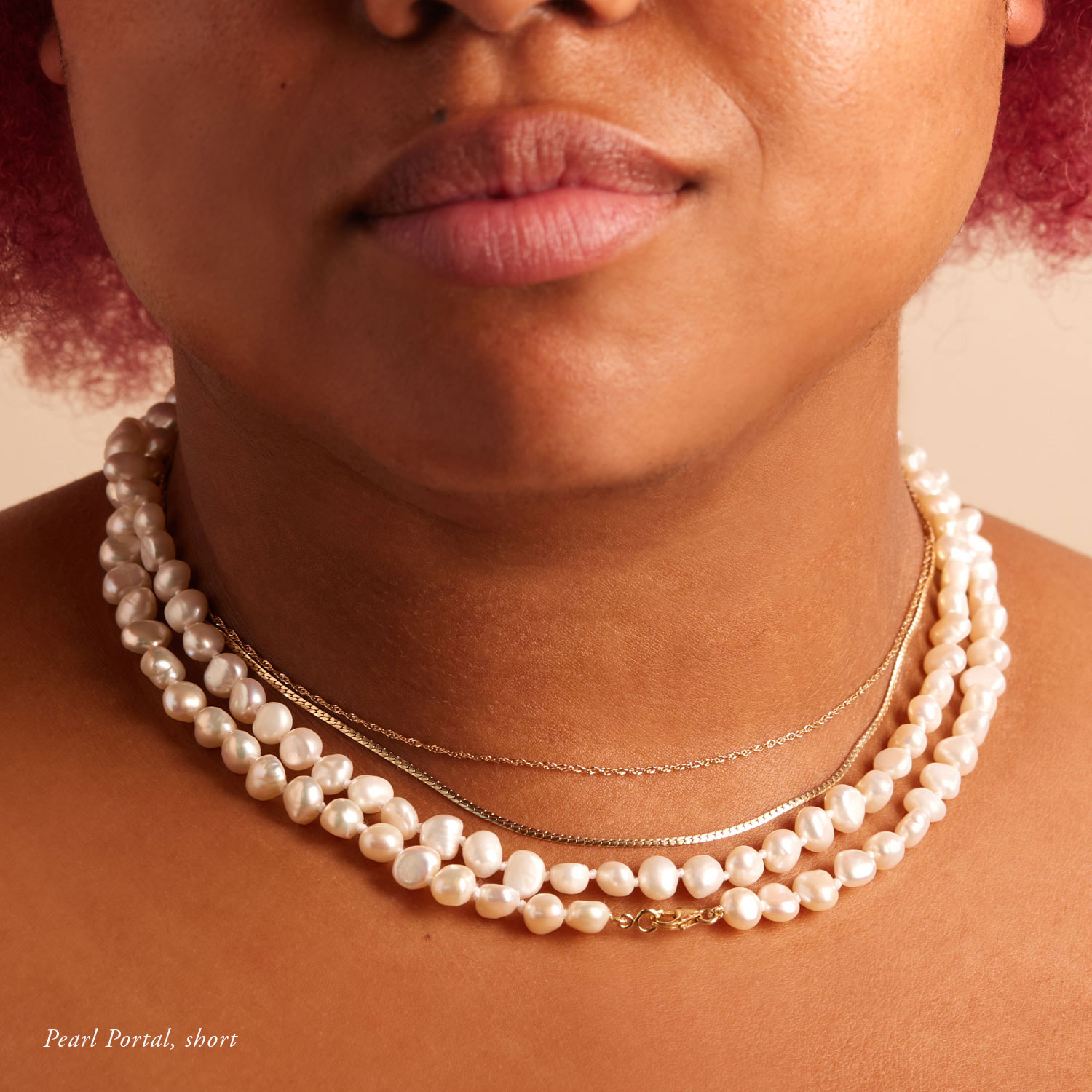 Alternative view of The Pearl Portal Necklace
