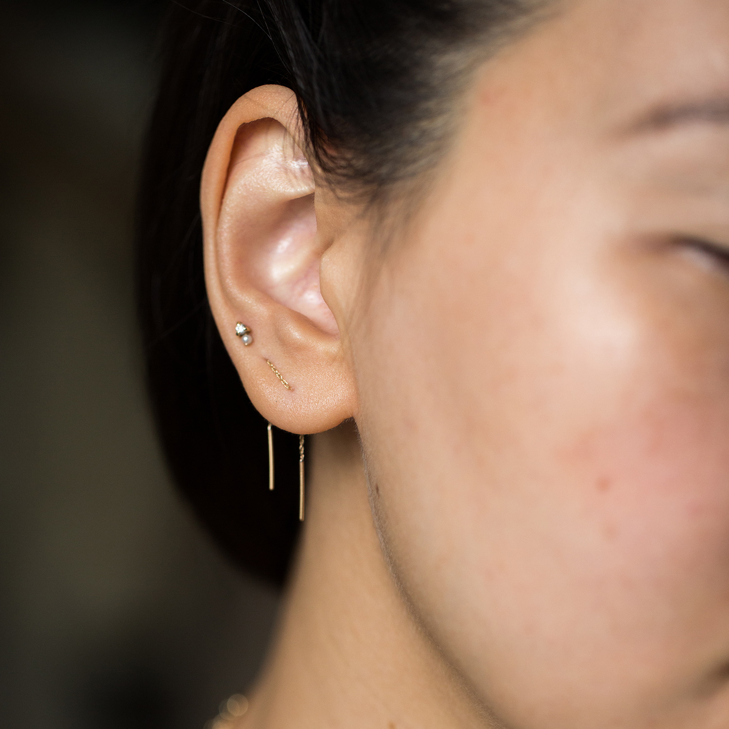 Short Stitch Earring (single) - Image 5