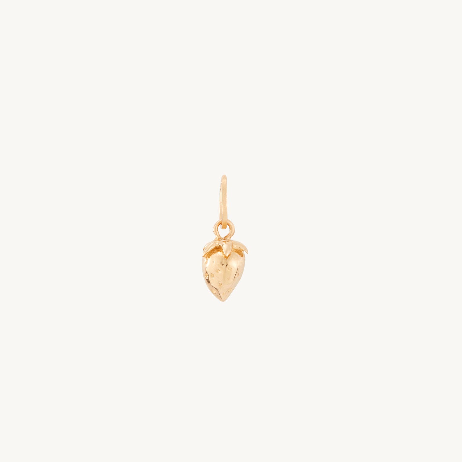 Wild Strawberry Charm, Yellow Gold
