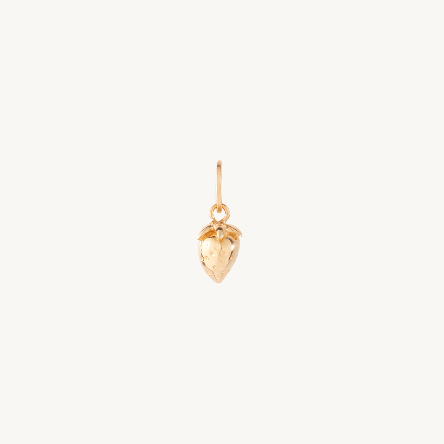 Wild Strawberry Charm, Yellow Gold - Image 17