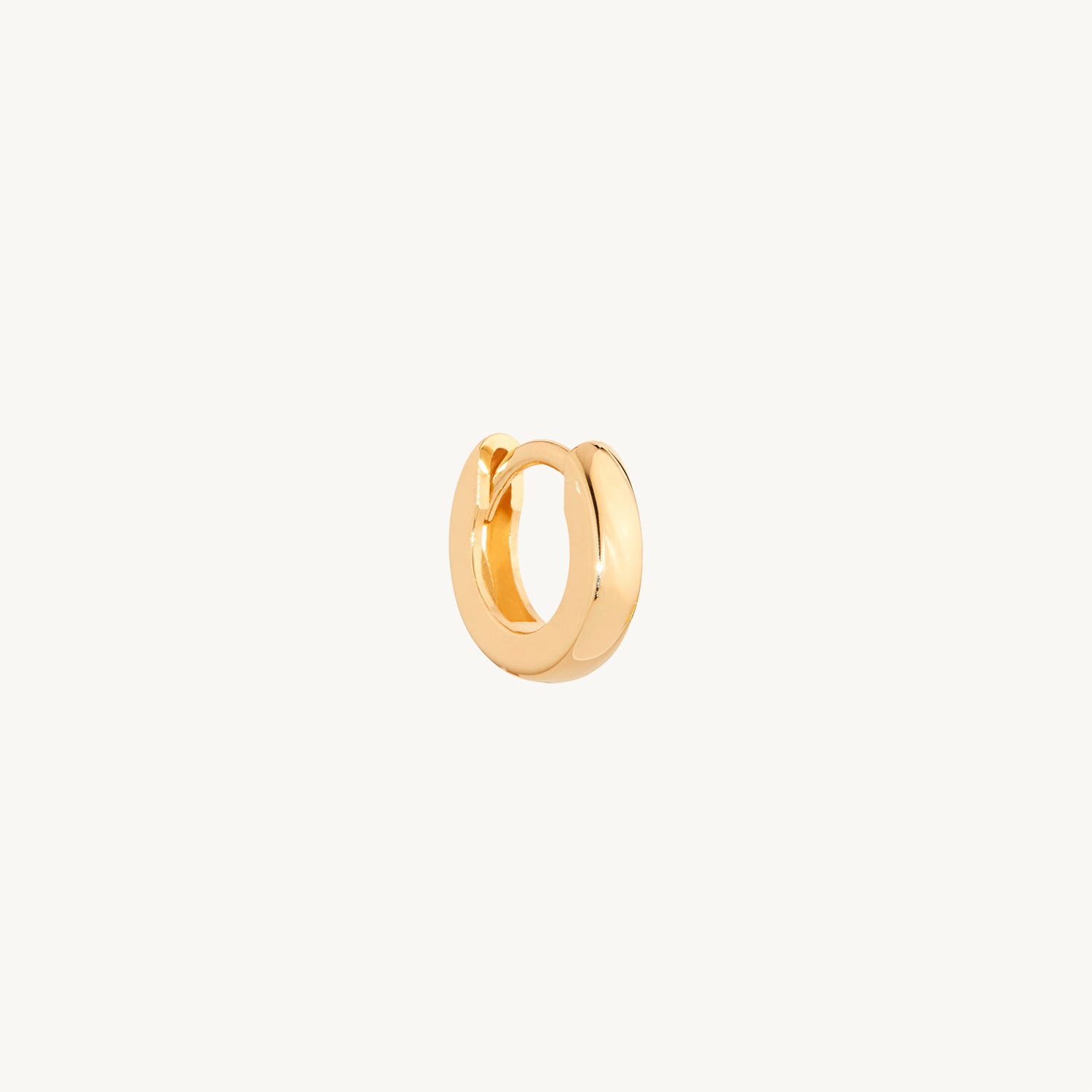 Chubby Huggy Gold Hoop Earring (single)