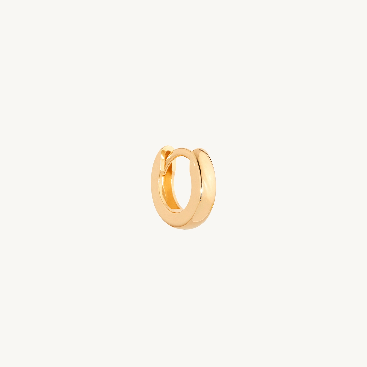 Chubby Huggy Gold Hoop Earring (single) - Image 8