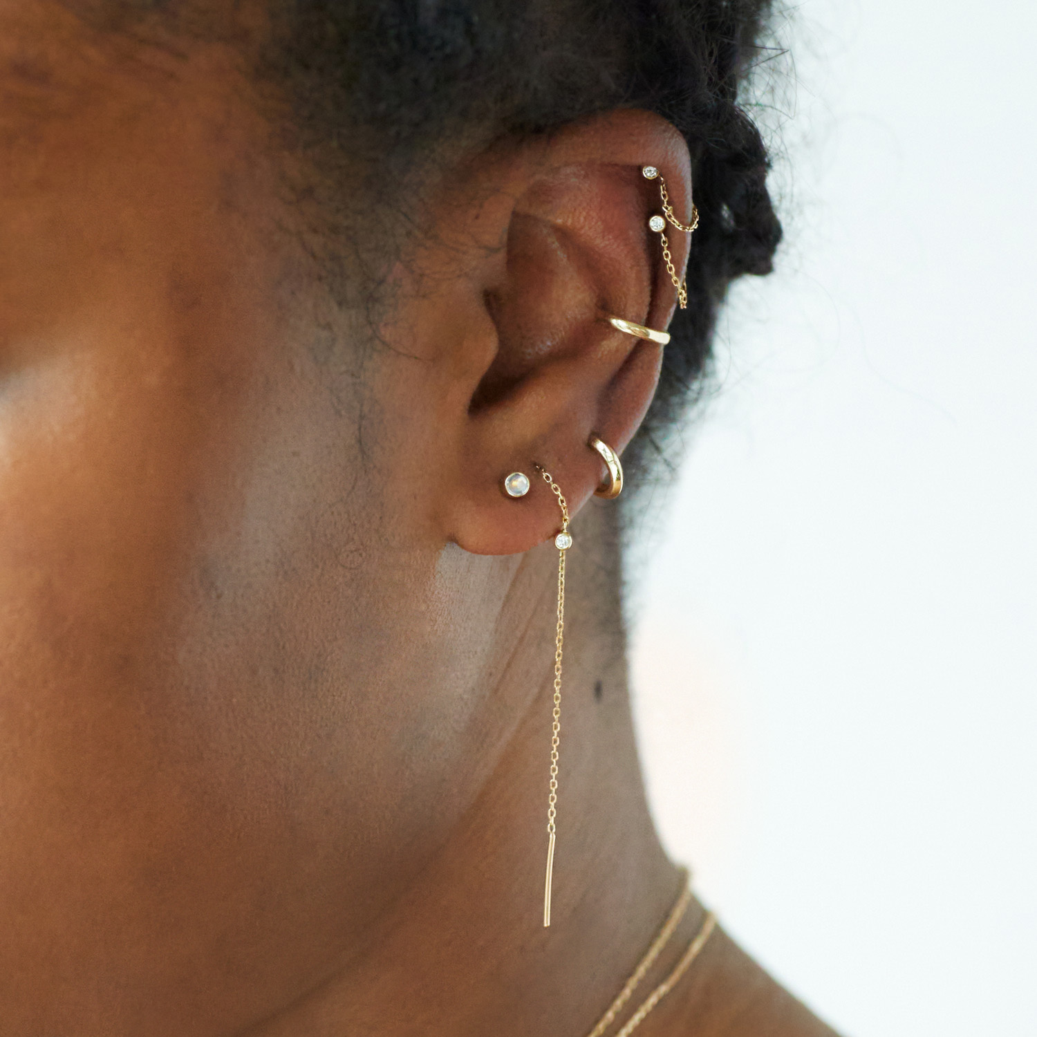 Gold Ear Cuff - Image 4