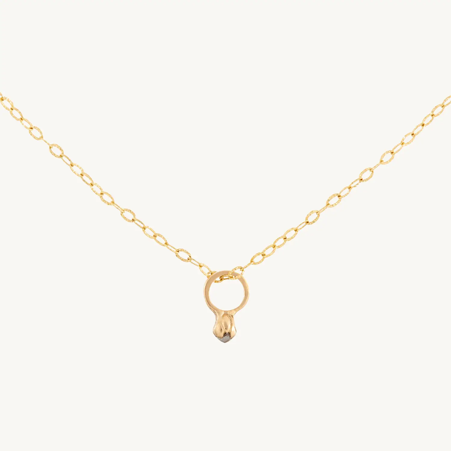 Alternative view of Bitty Diamond Ring Charm