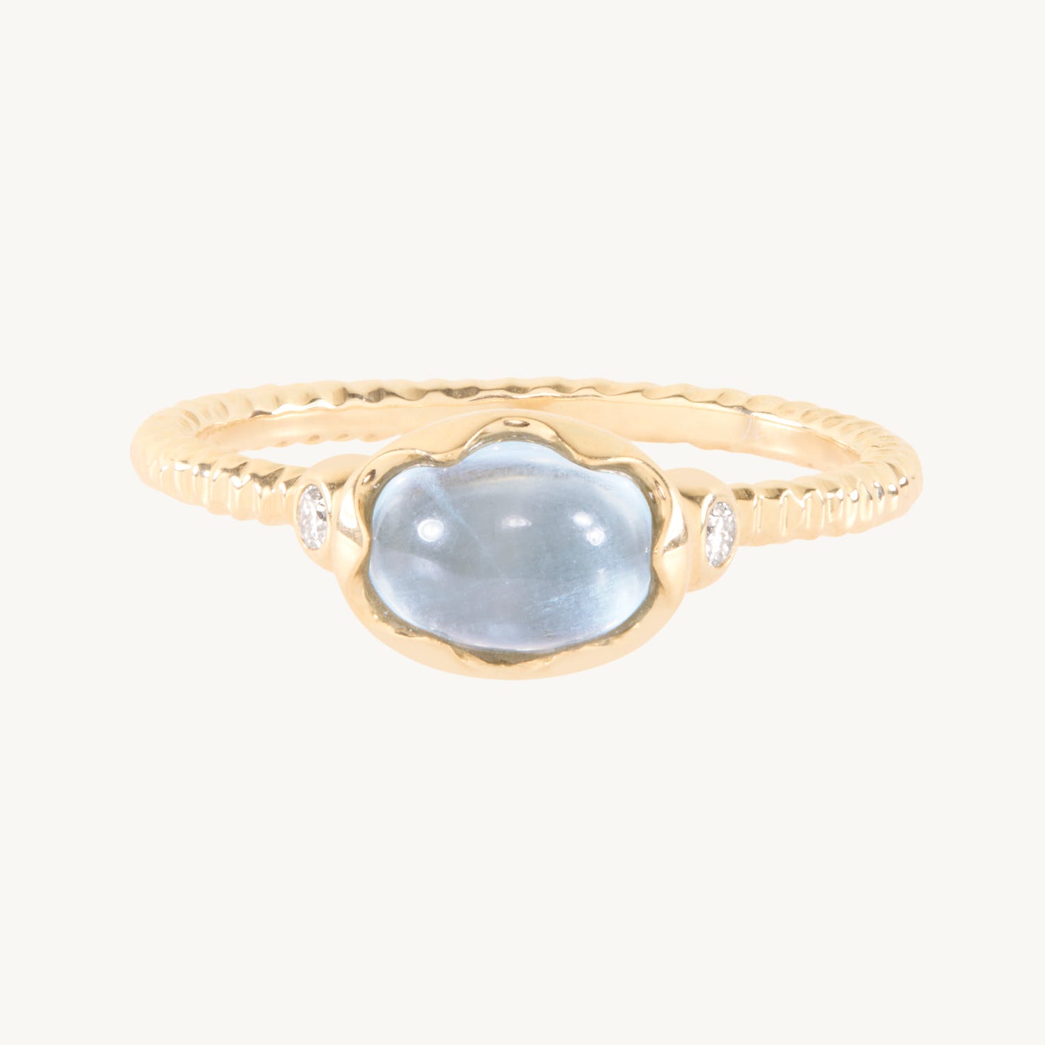 Aquamarine Wishing Well Ring