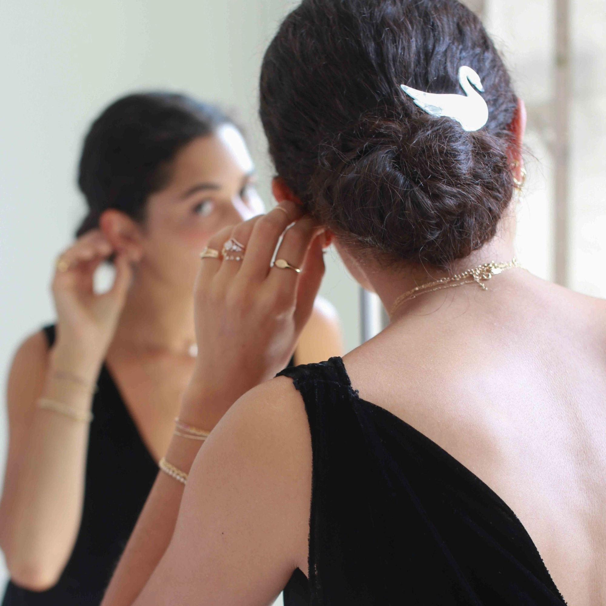 Swan Hair Clip - Image 6