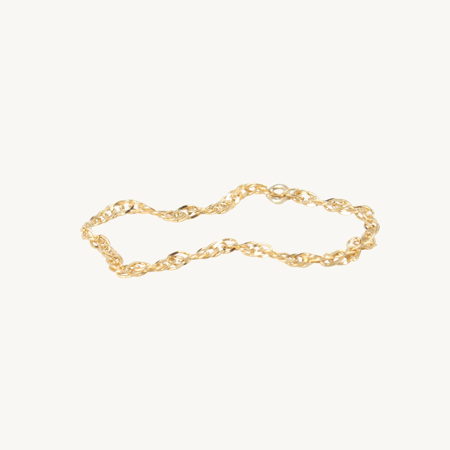 Sweet Nothing Gold Chain Ring - Image 10