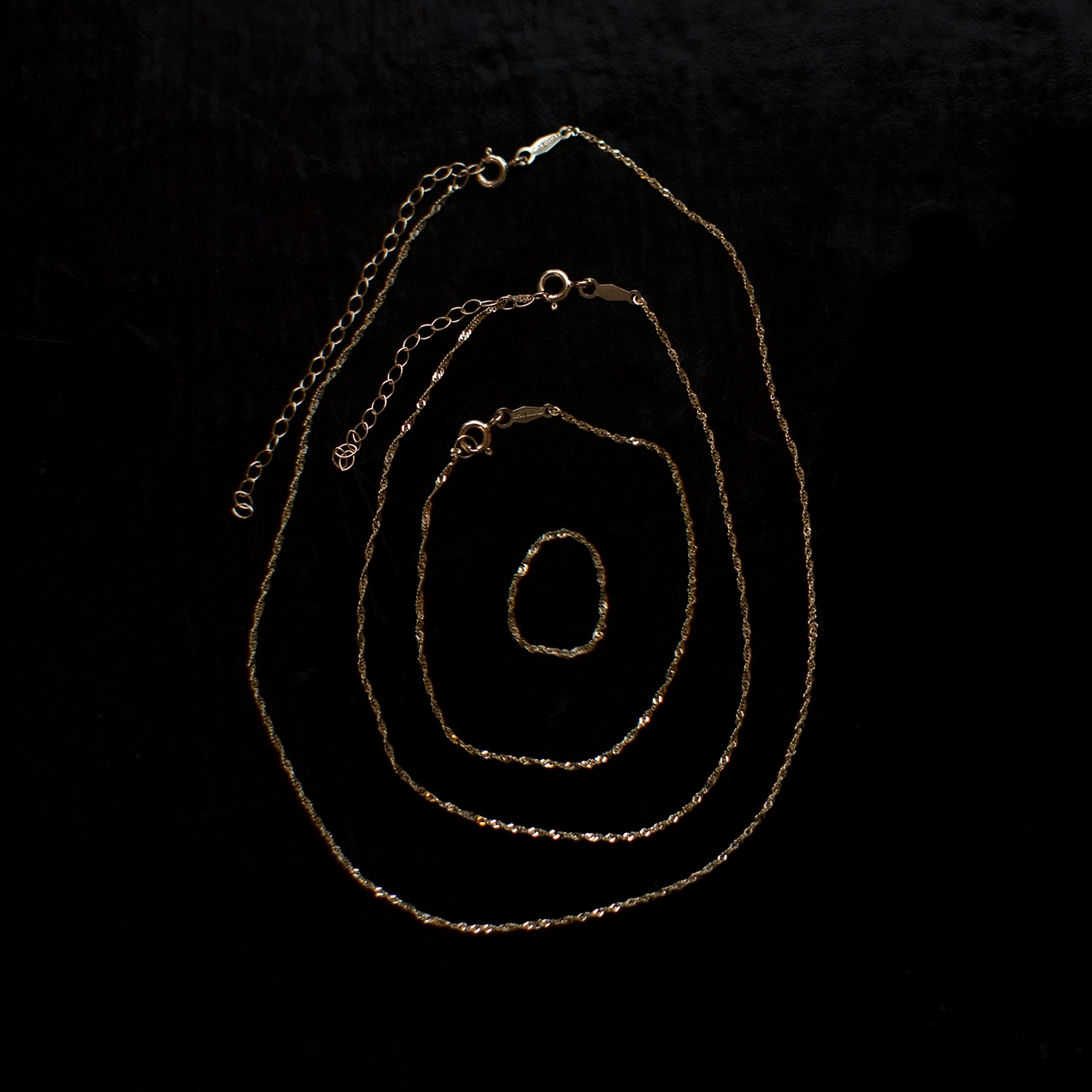 Sweet Nothing Gold Chain Ring - Image 8