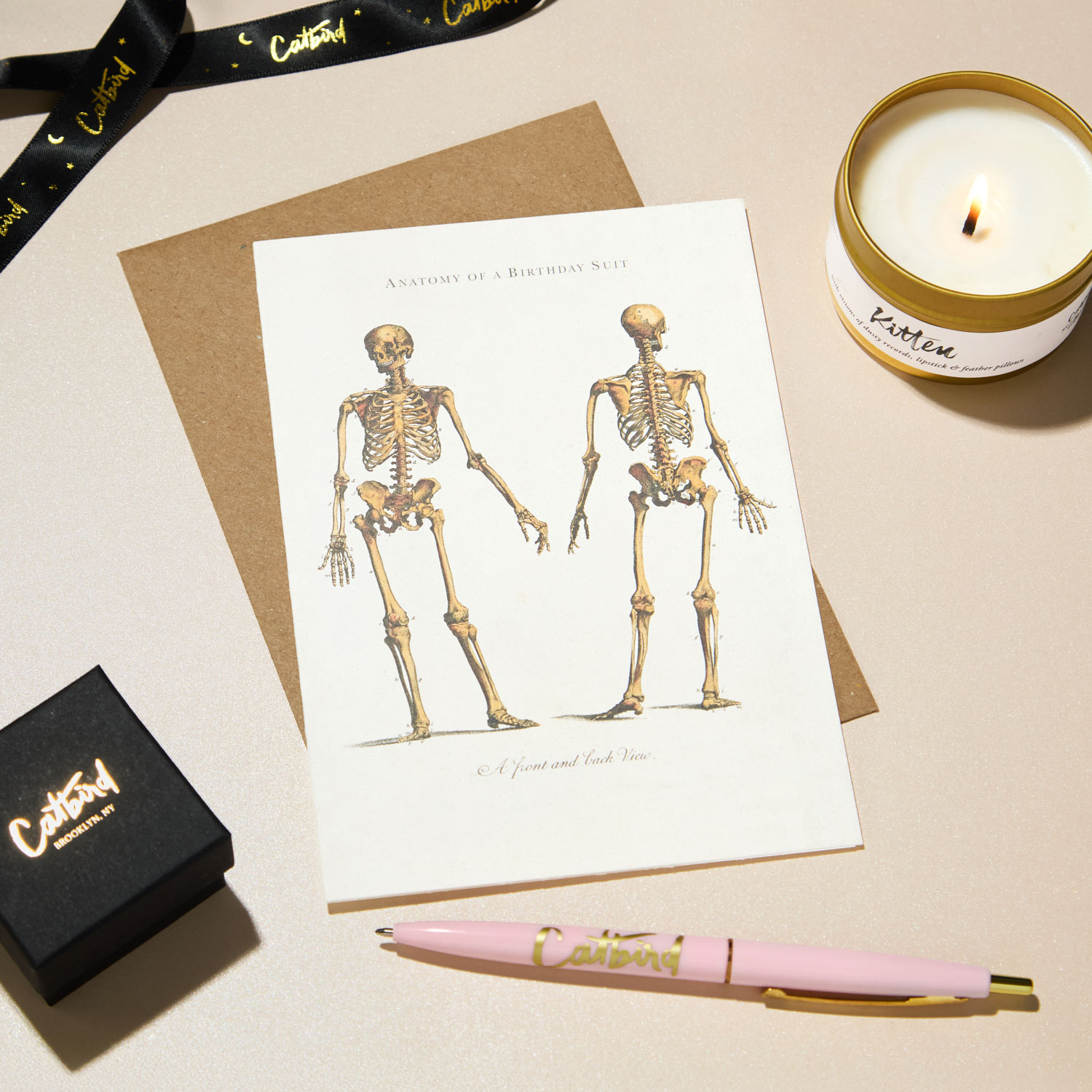 Alternative view of Anatomy Of A Birthday Suit Birthday Card