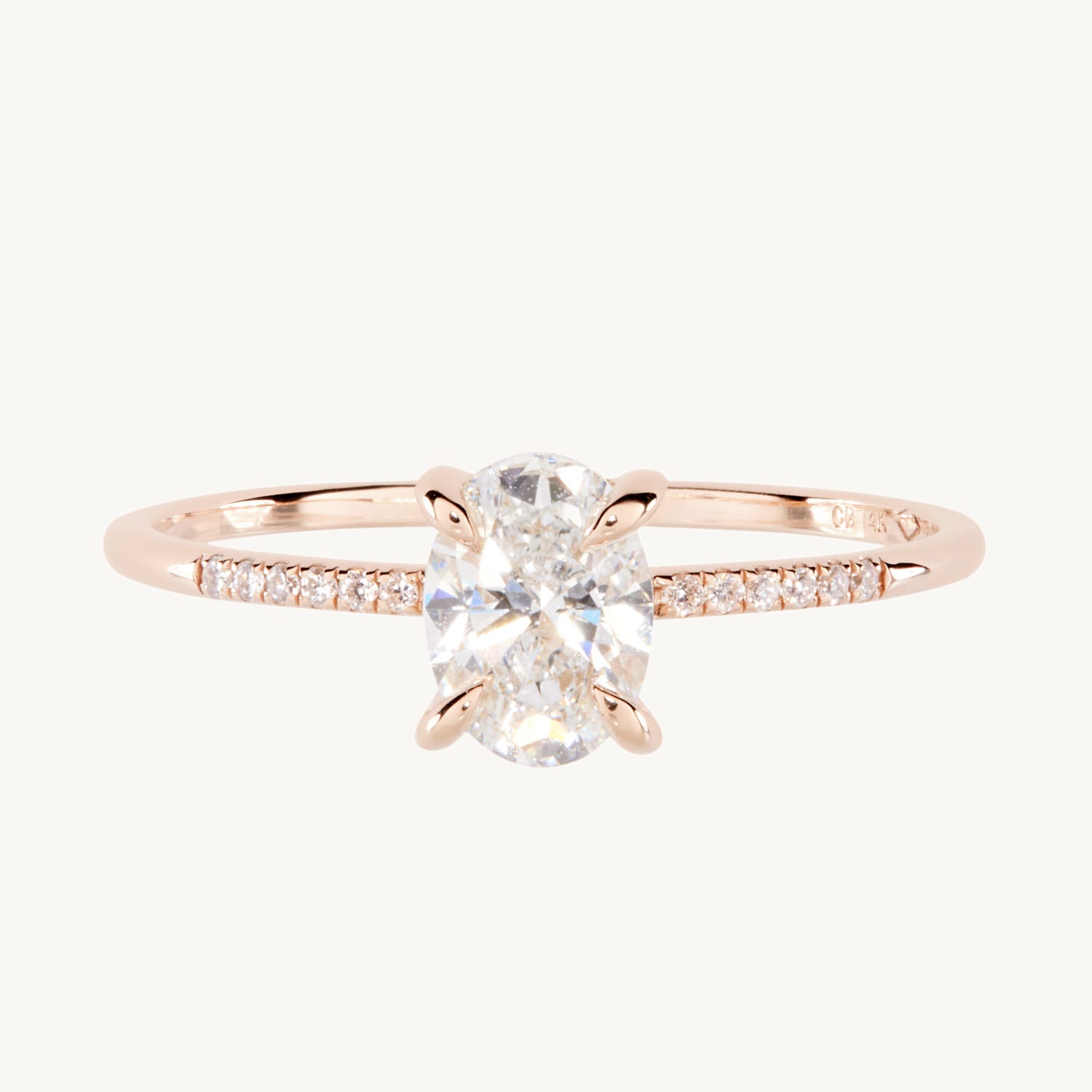 The Swan Solitaire Oval Supreme Lab-Grown Diamond Ring
