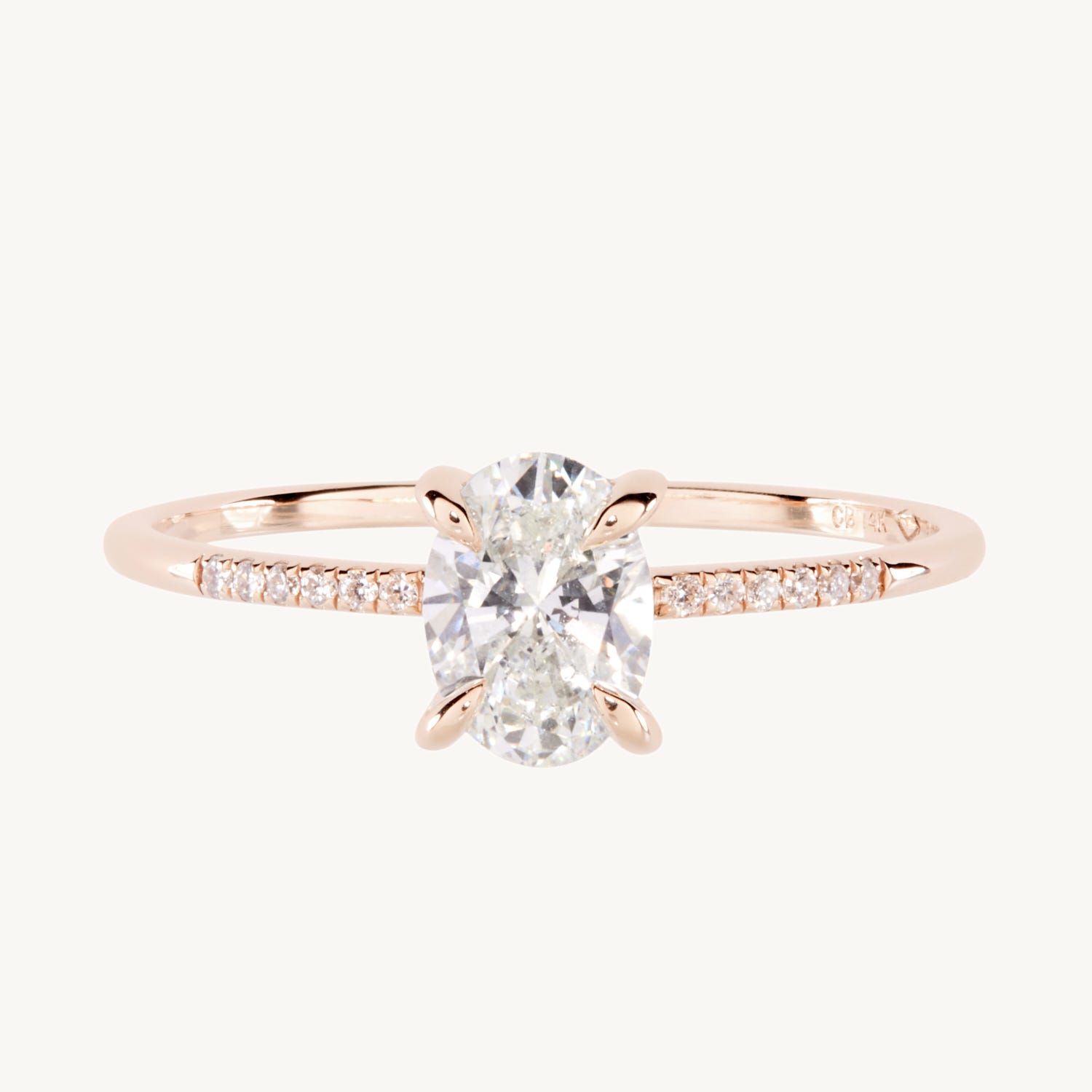 The Swan Solitaire Oval Supreme Diamond Ring