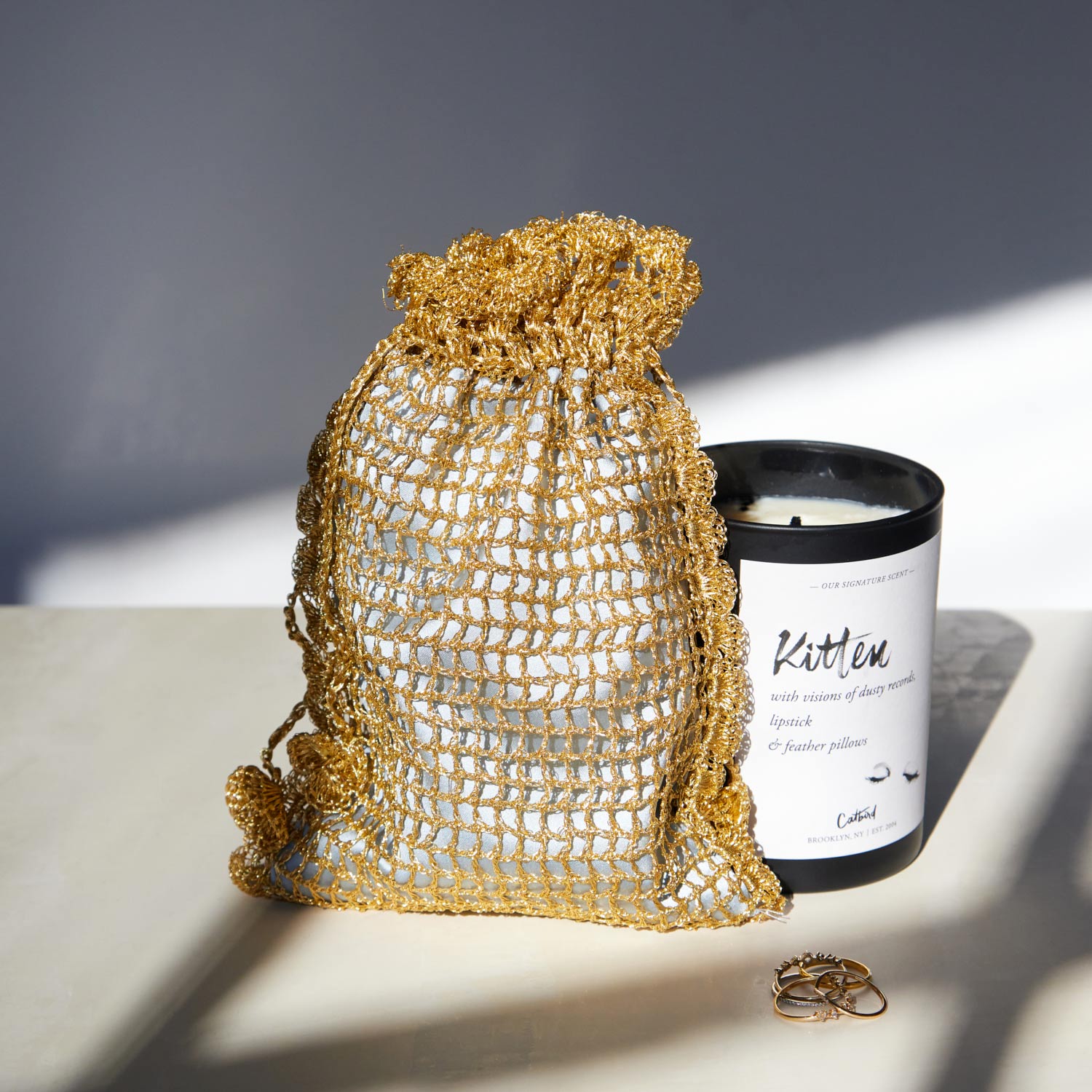 Evening Pouch, Gold - Image 6