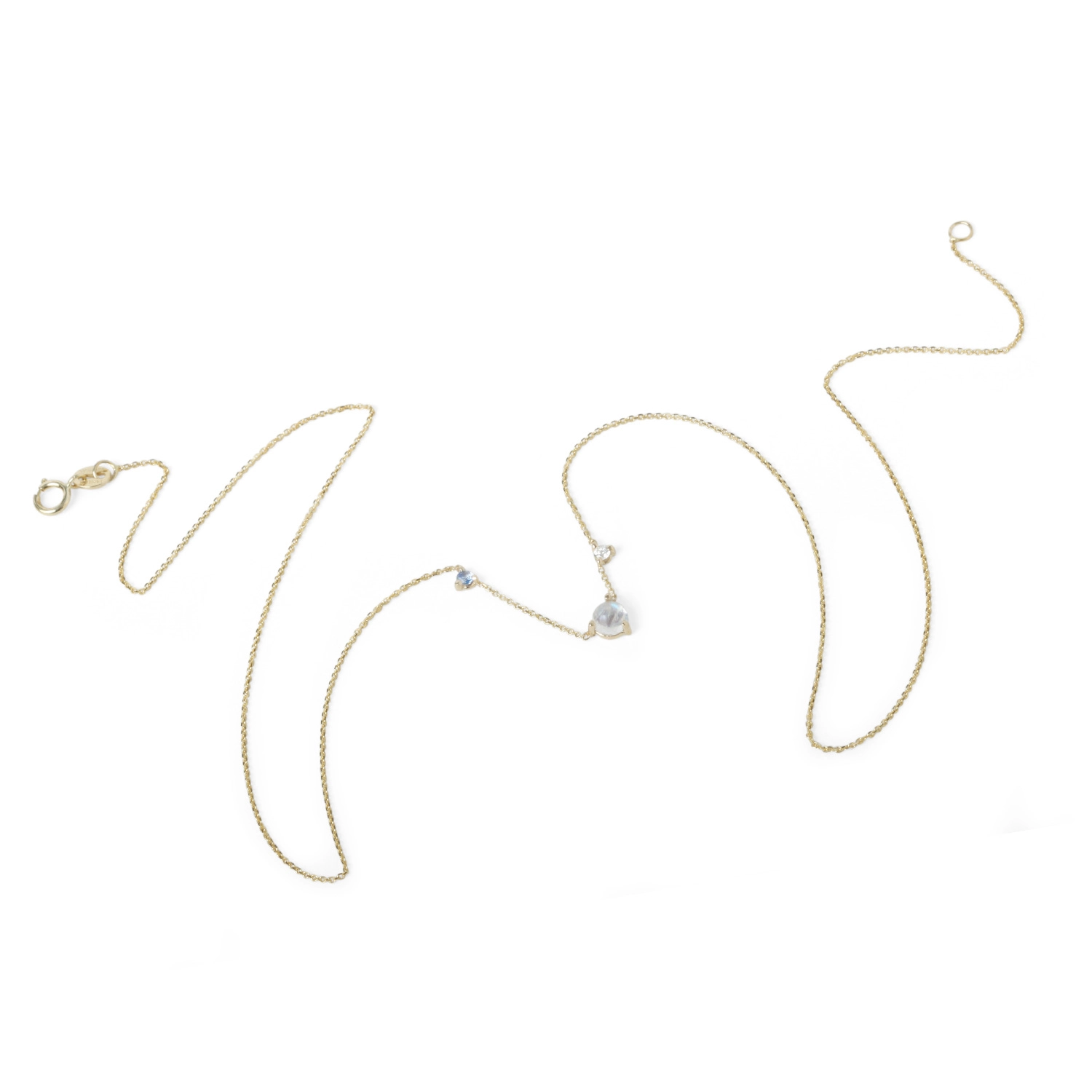 Three-Step Necklace, Moonstone - Image 3