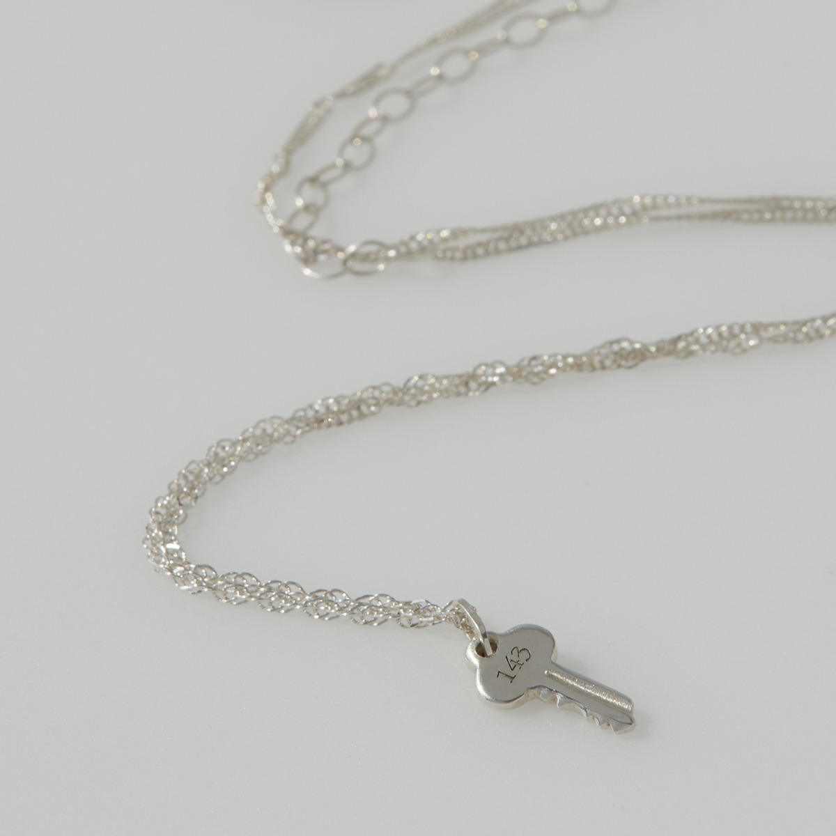 Tiniest Key Charm, Silver - Image 9