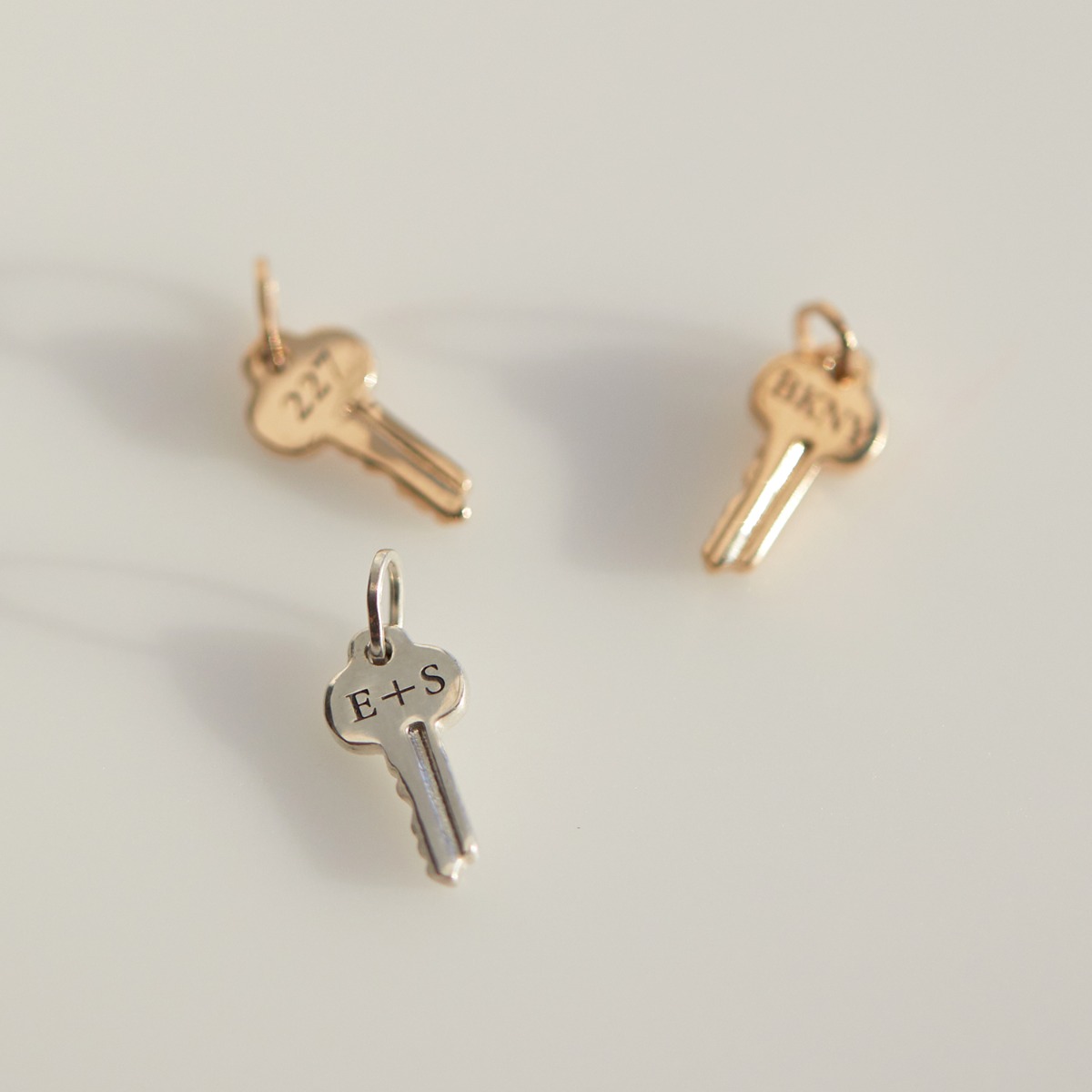 Tiniest Gold Key Charm - Image 11