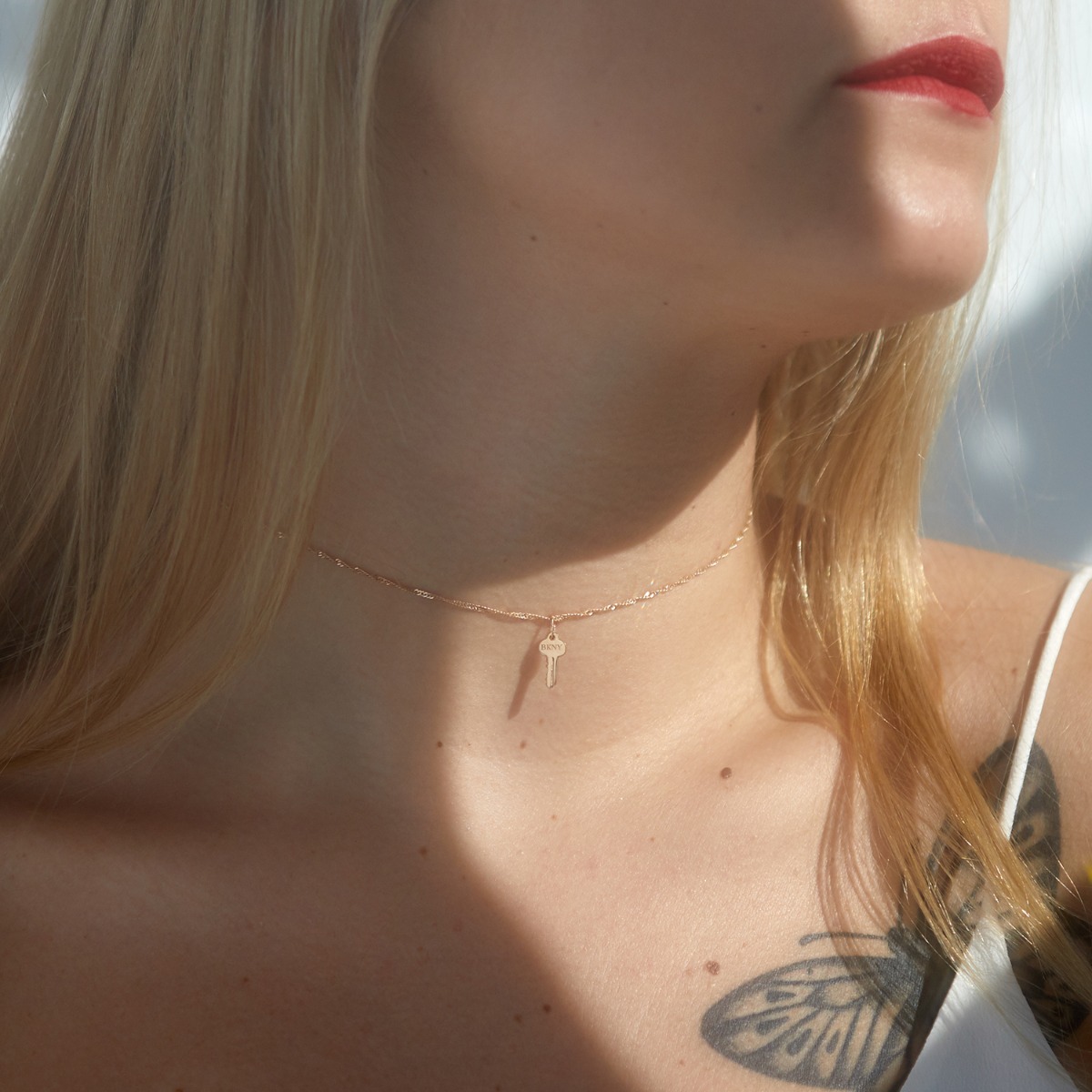 Tiniest Gold Key Charm - Image 3