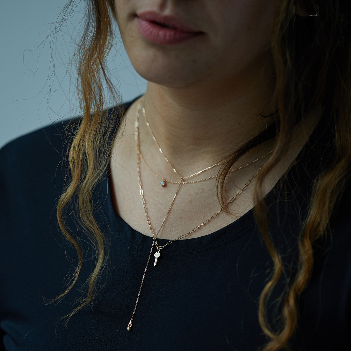 Tiniest Gold Key Charm - Image 5
