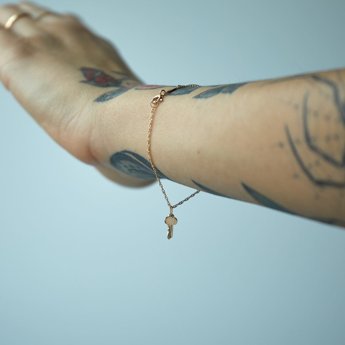 Tiniest Gold Key Charm - Image 6
