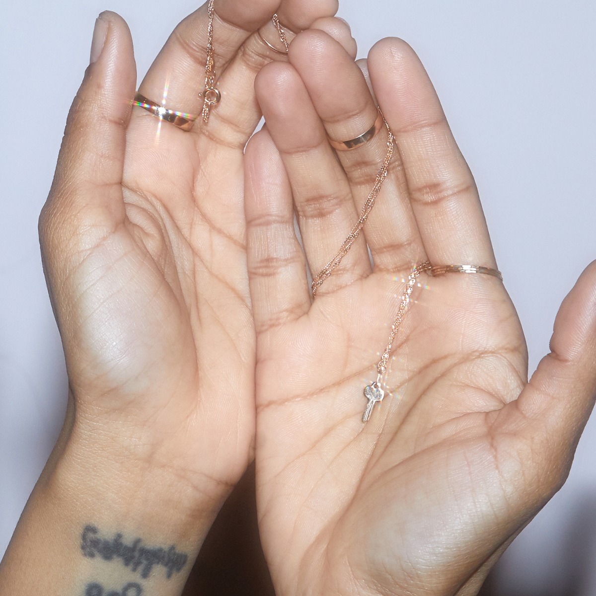 Tiniest Gold Key Charm - Image 7