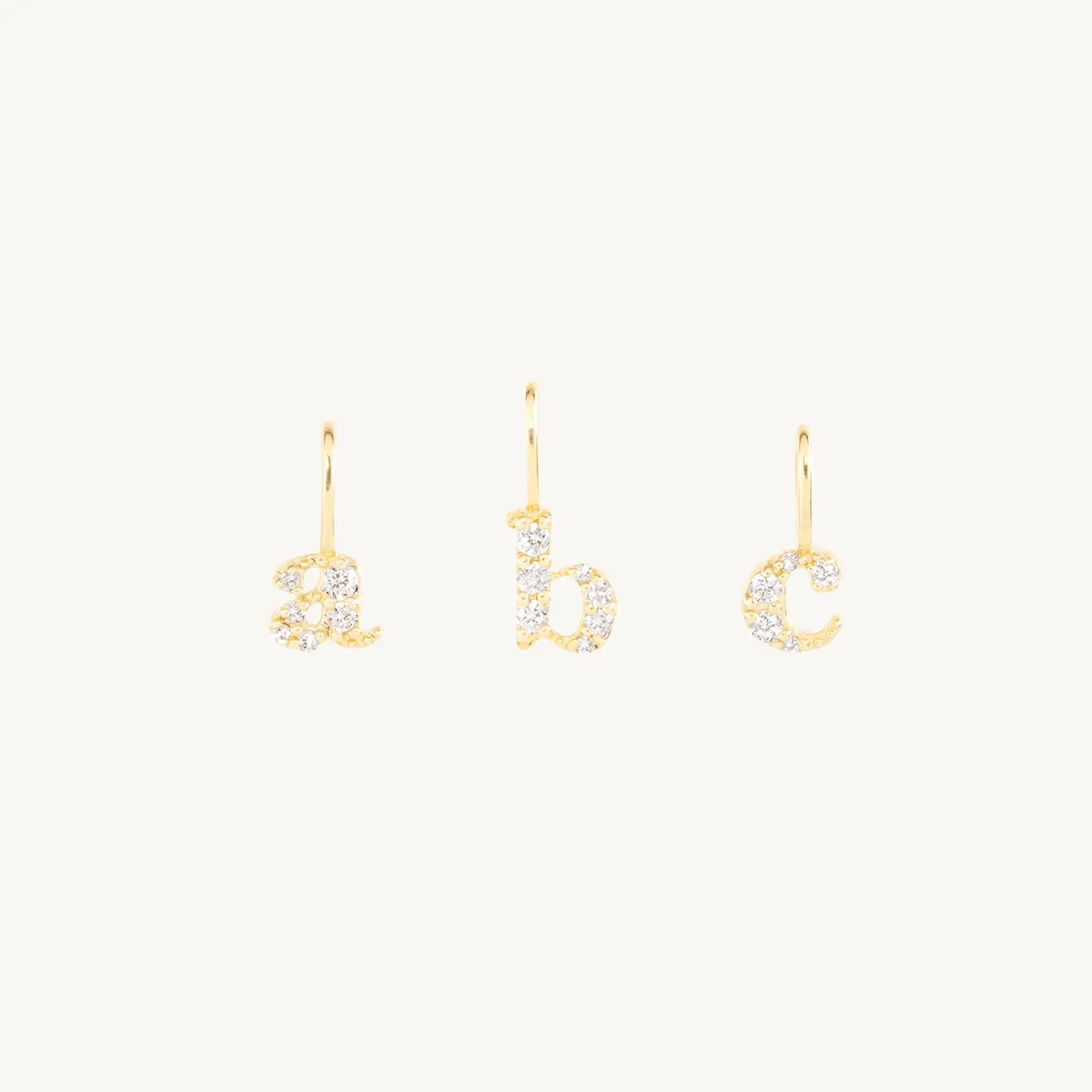 Diamond Tiniest Alphabet Charm