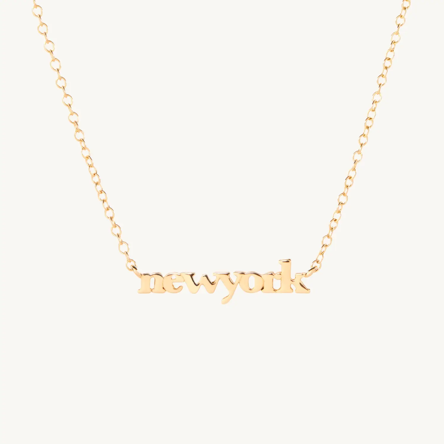 Tiniest Gold Name Necklace