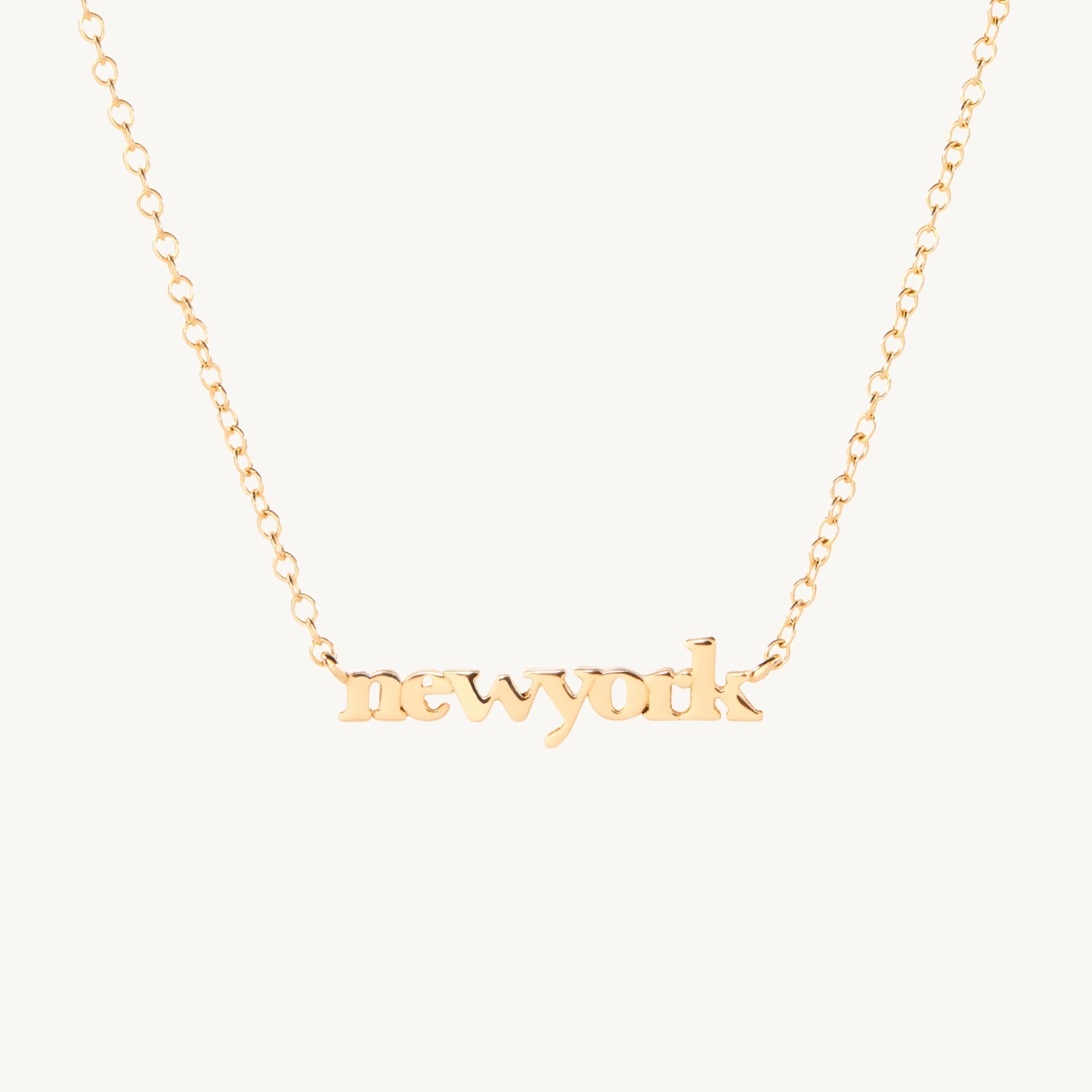 Tiniest Gold Name Necklace - Image 15