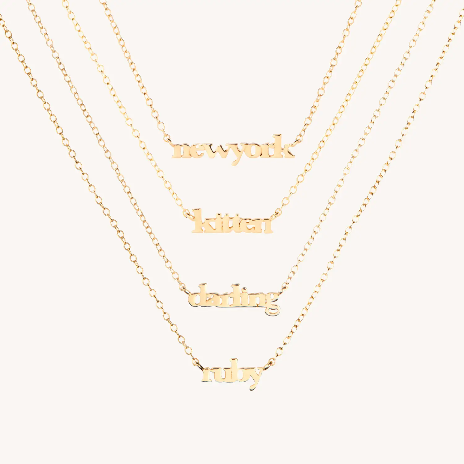 Tiniest Gold Name Necklace - Image 3