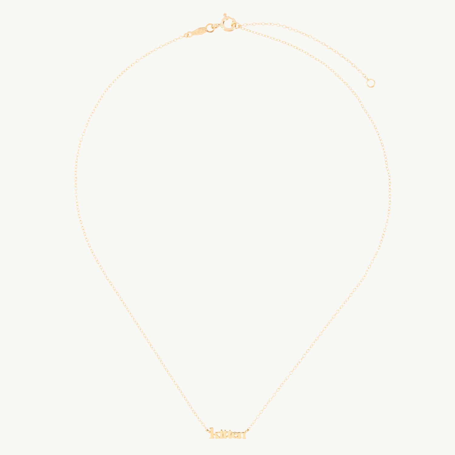 Tiniest Gold Name Necklace - Image 16