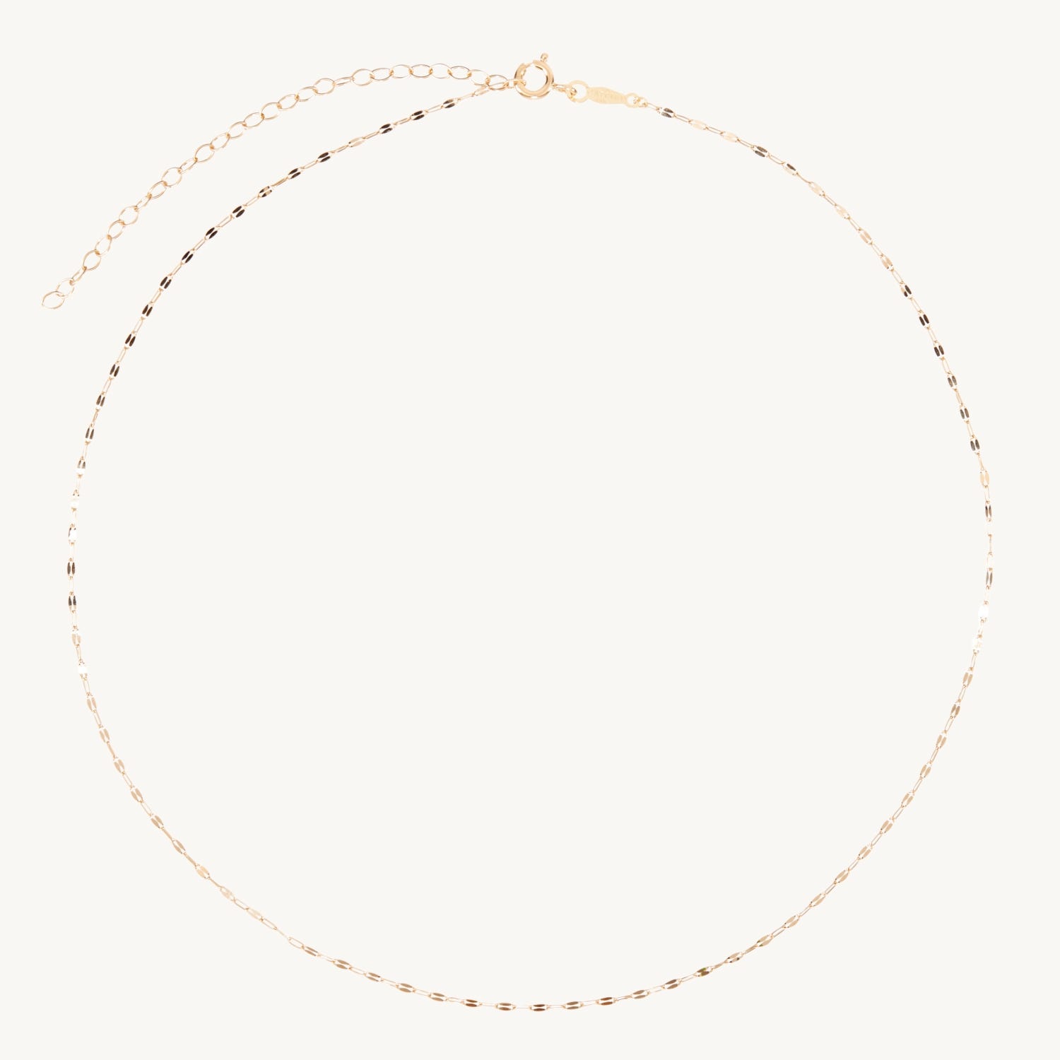 Tinsel Choker, Yellow Gold