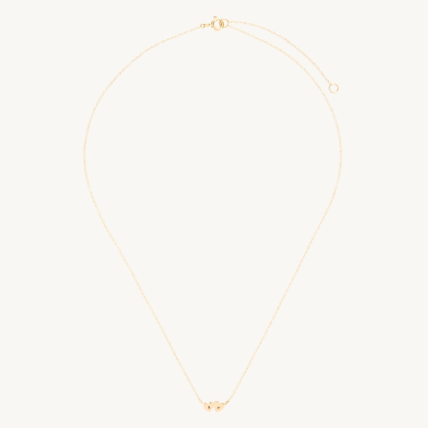 Twin Hearts Necklace