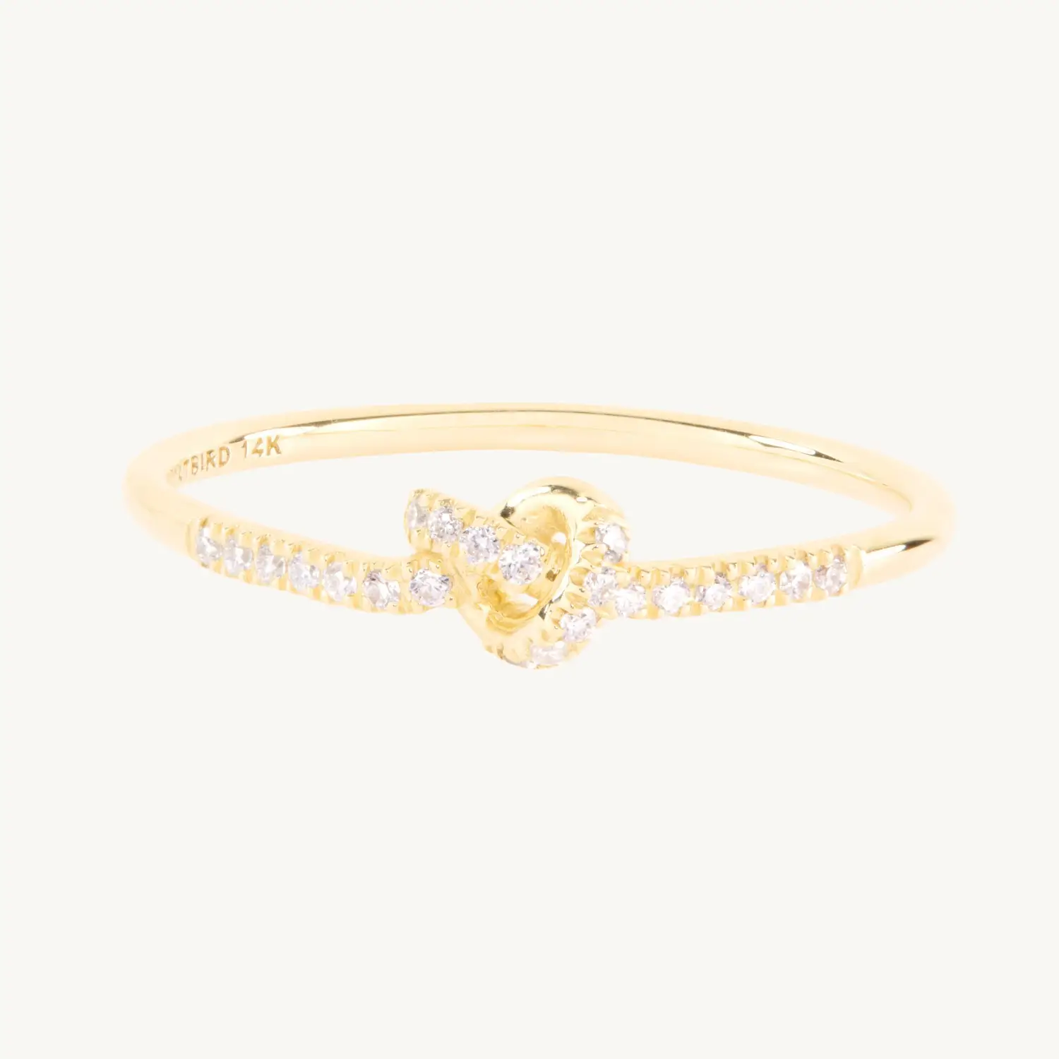 Poet's Knot Diamond Ring