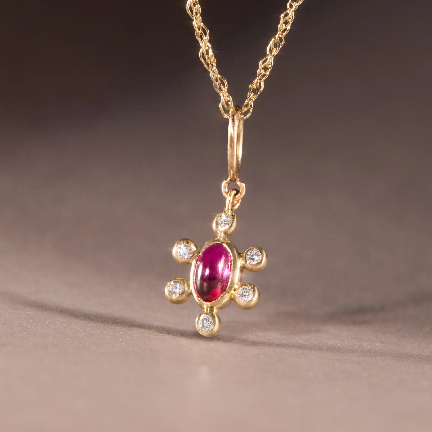 Piccola Stella Ruby Pendant - Image 5