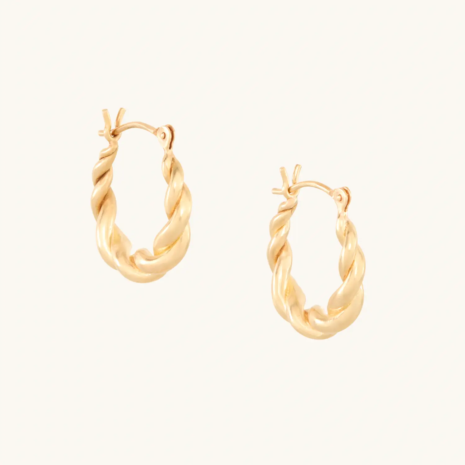 Small Cornetto Hoops (pair)