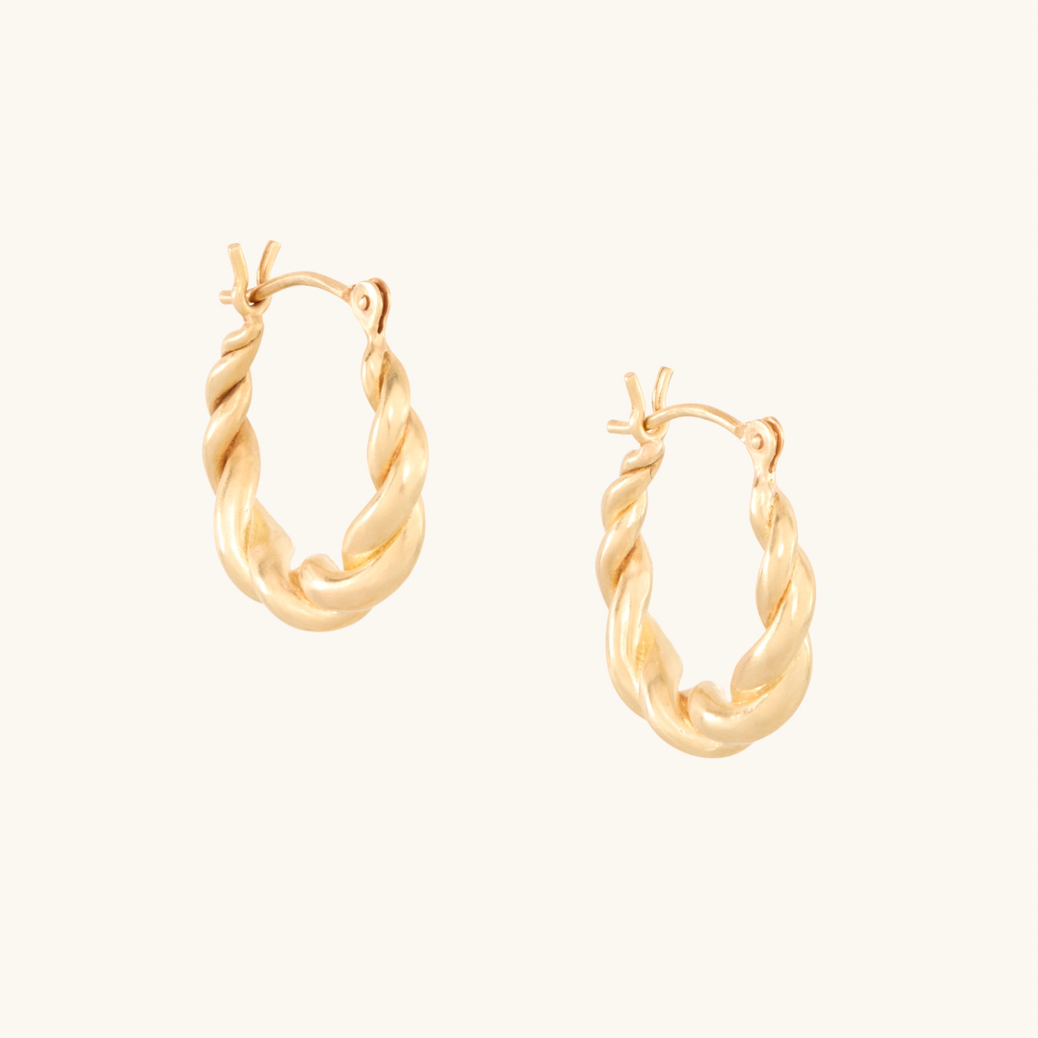 Small Cornetto Hoops (pair) - Image 8