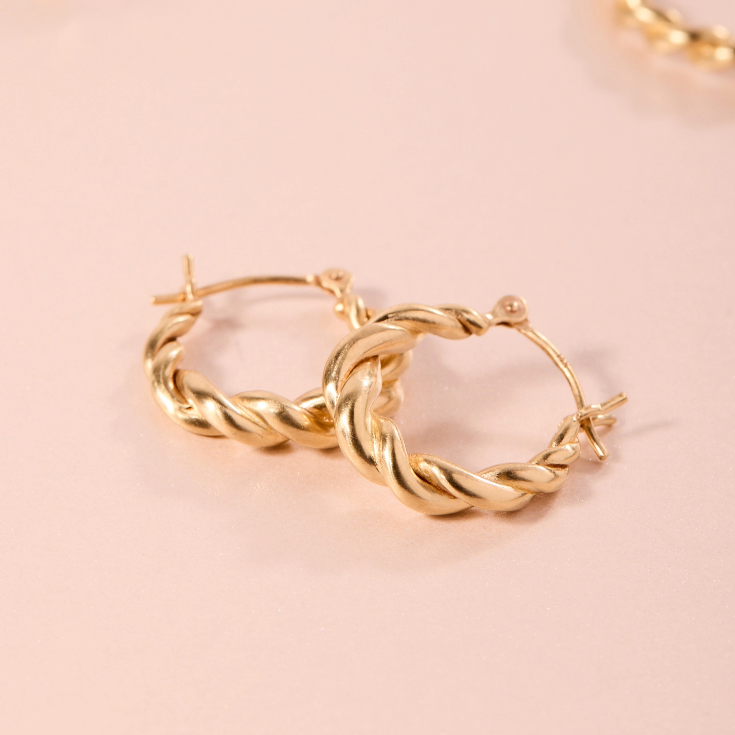 Small Cornetto Hoops (pair) - Image 6