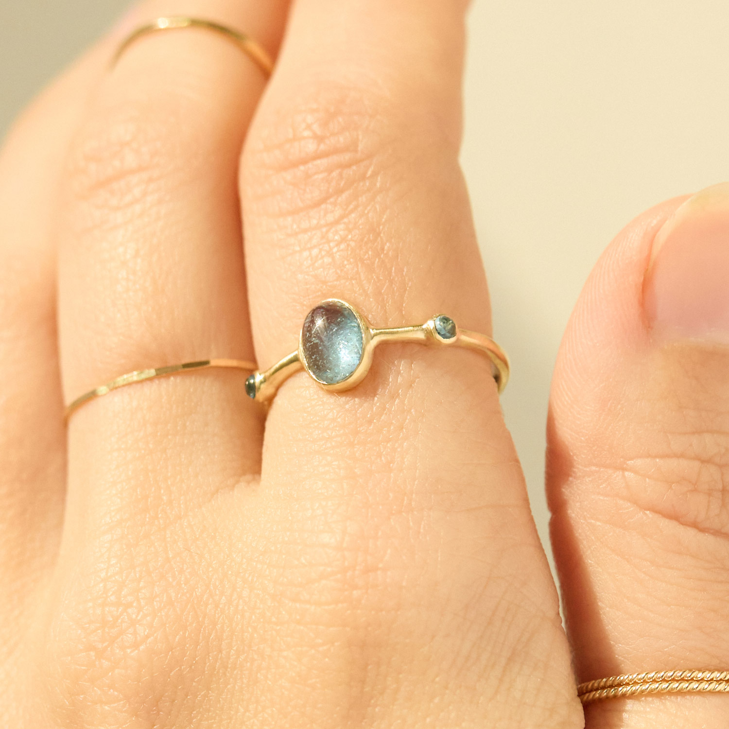 Viaggio Aquamarine Ring - Image 4