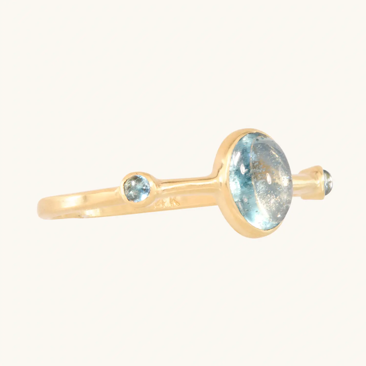 Alternative view of Viaggio Aquamarine Ring