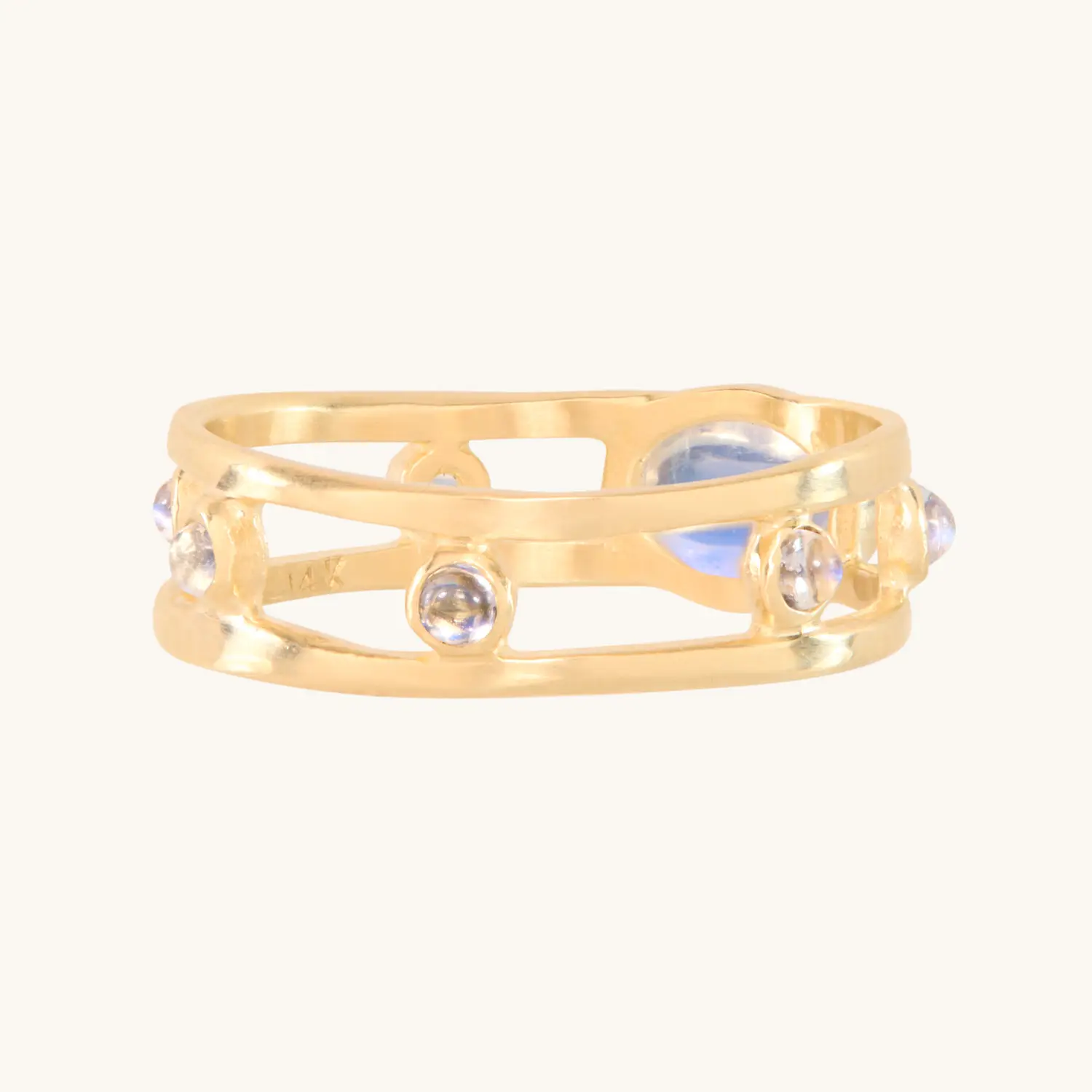 Via III Moonstone Ring - Image 3