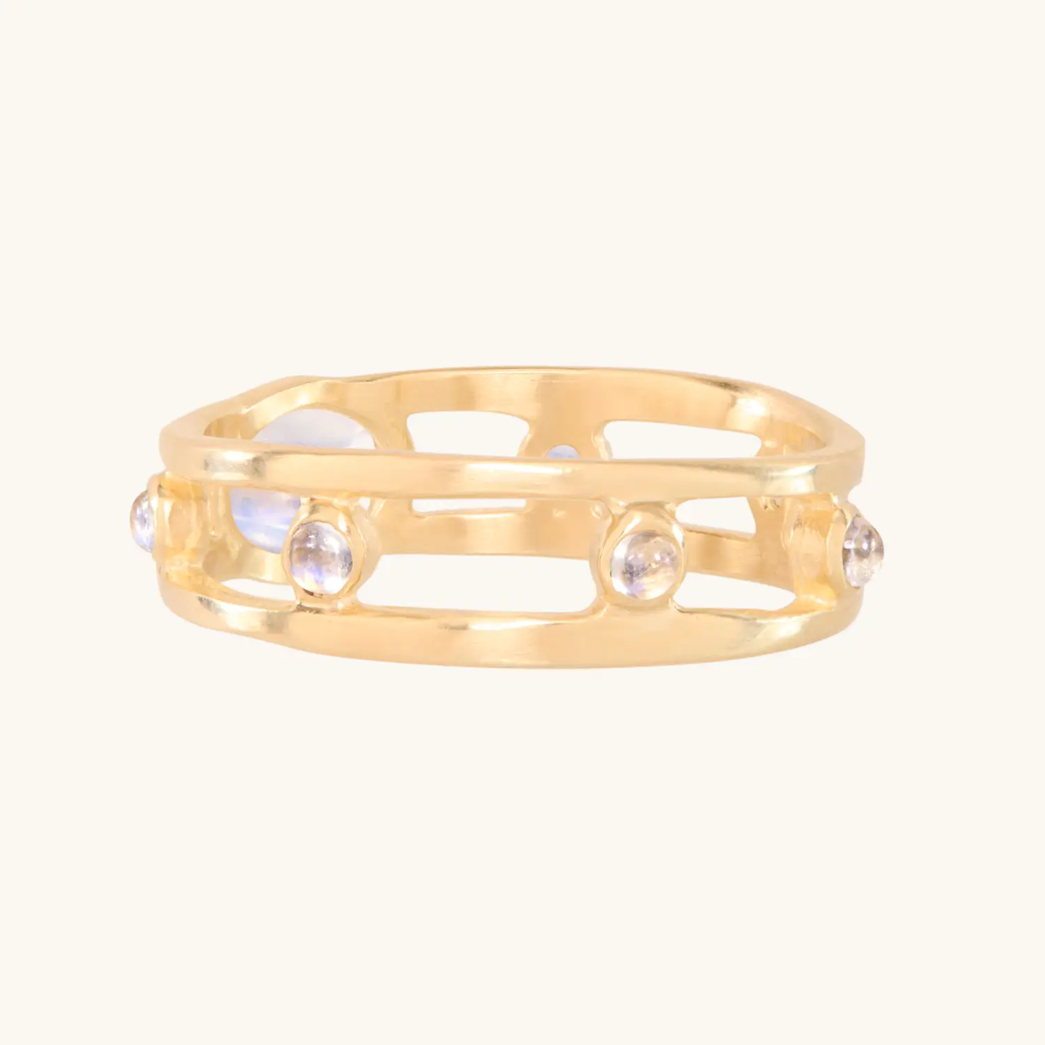 Via III Moonstone Ring - Image 4