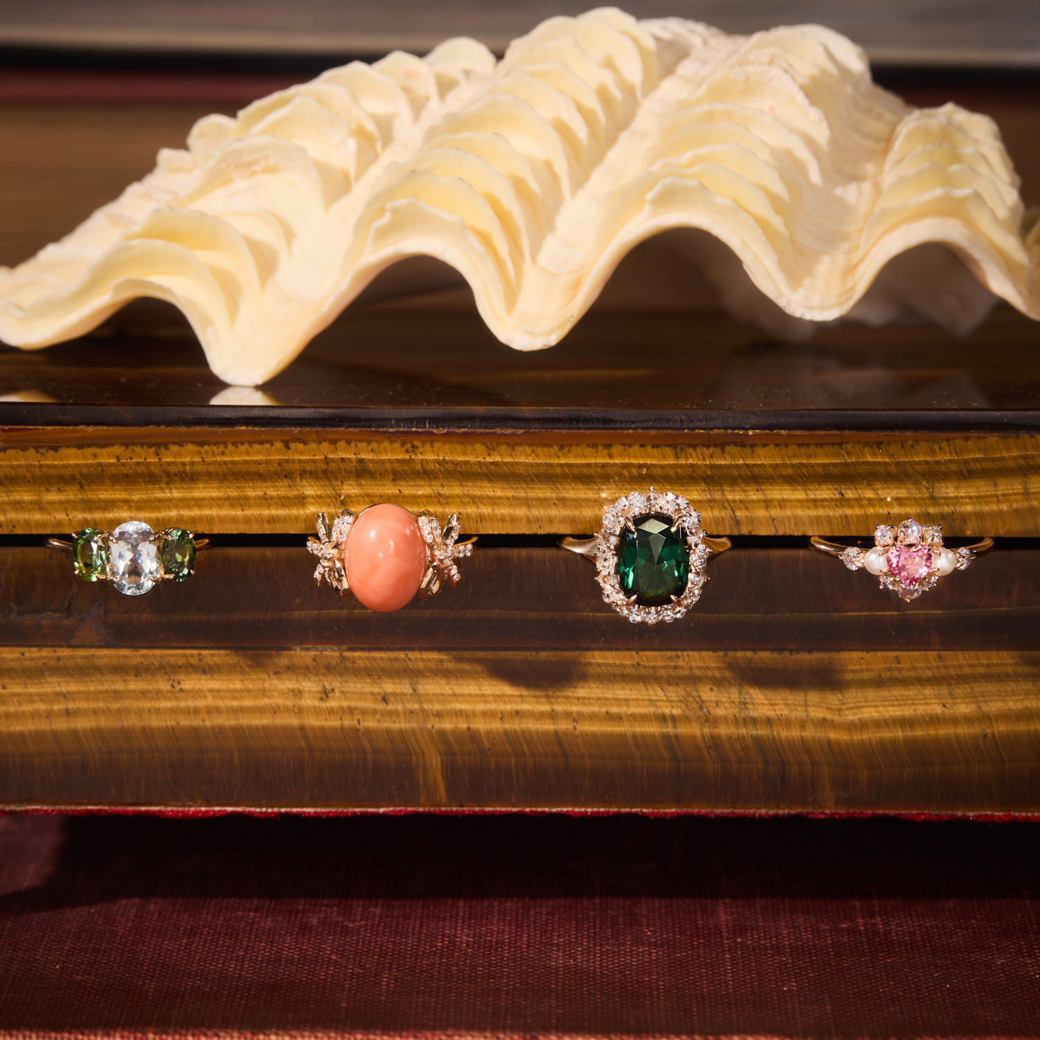Mrs. Randolph's Ring, Quartz and Tourmaline - Image 4