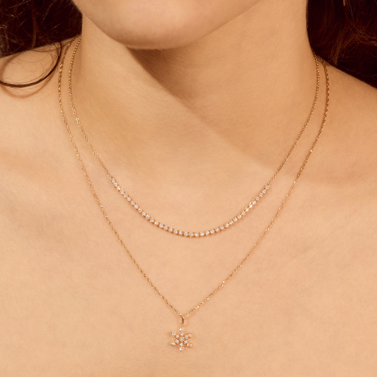 Alternative view of Snow Day Diamond Charm