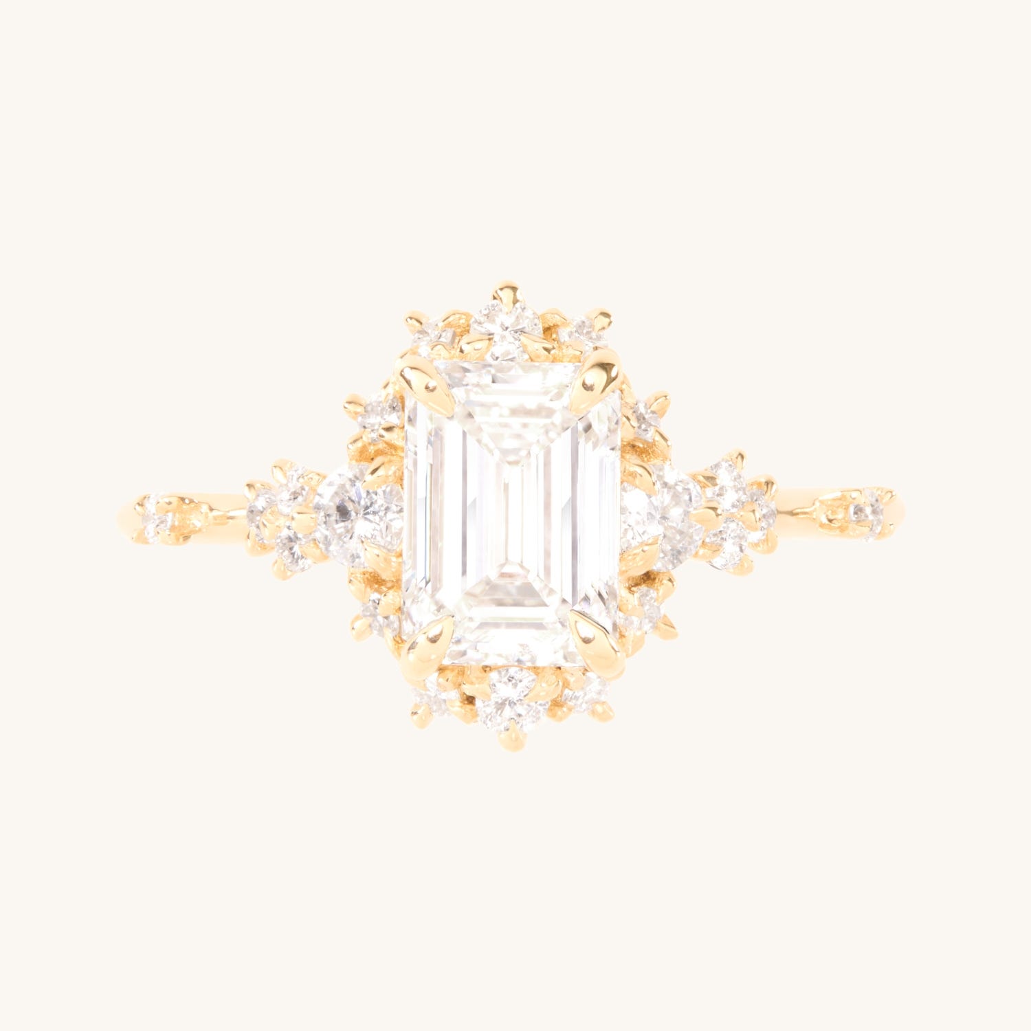 Night at the Ballet Lab-Grown Diamond Ring, Emerald Cut